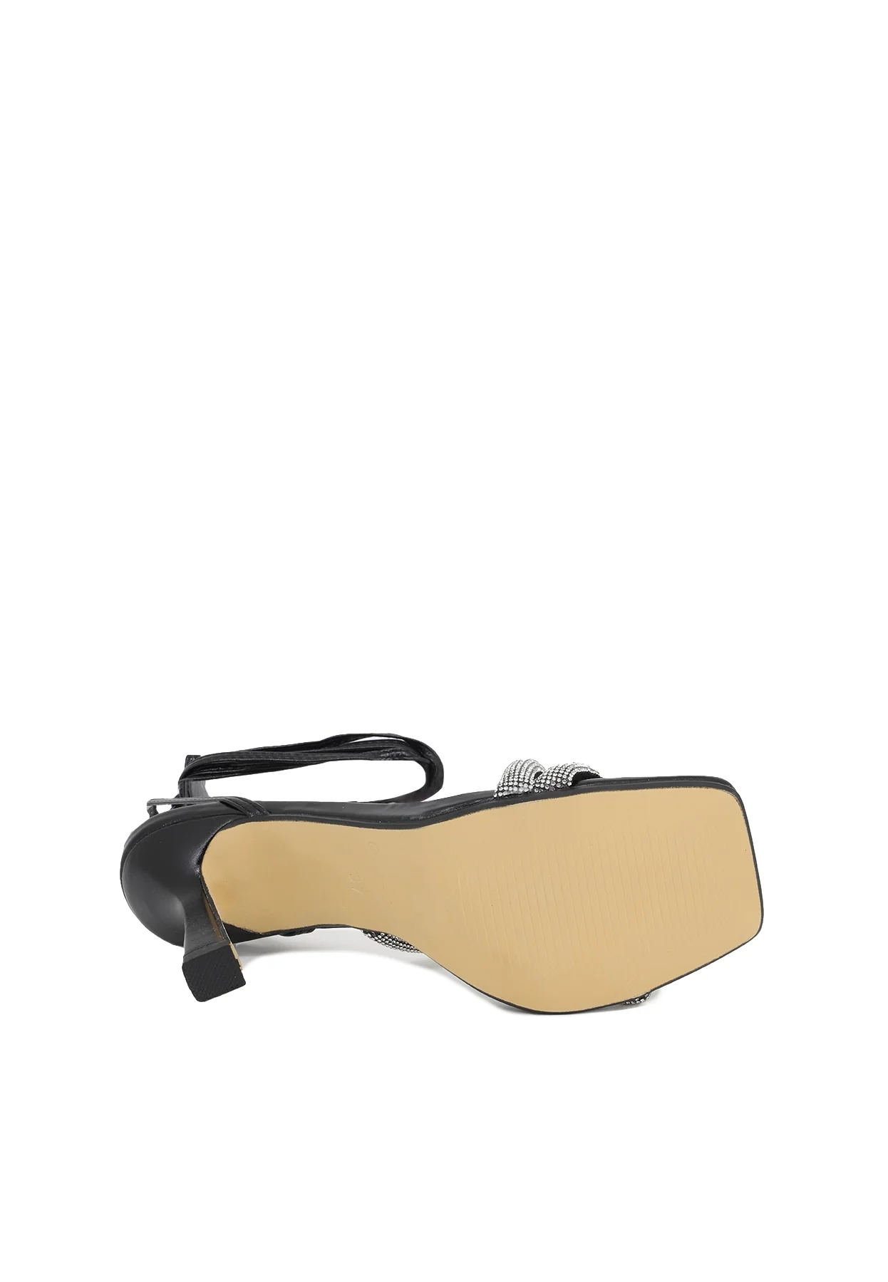 Sandali gioiello donna con lacci alla caviglia e tacco alto ZM9304 - Image 6