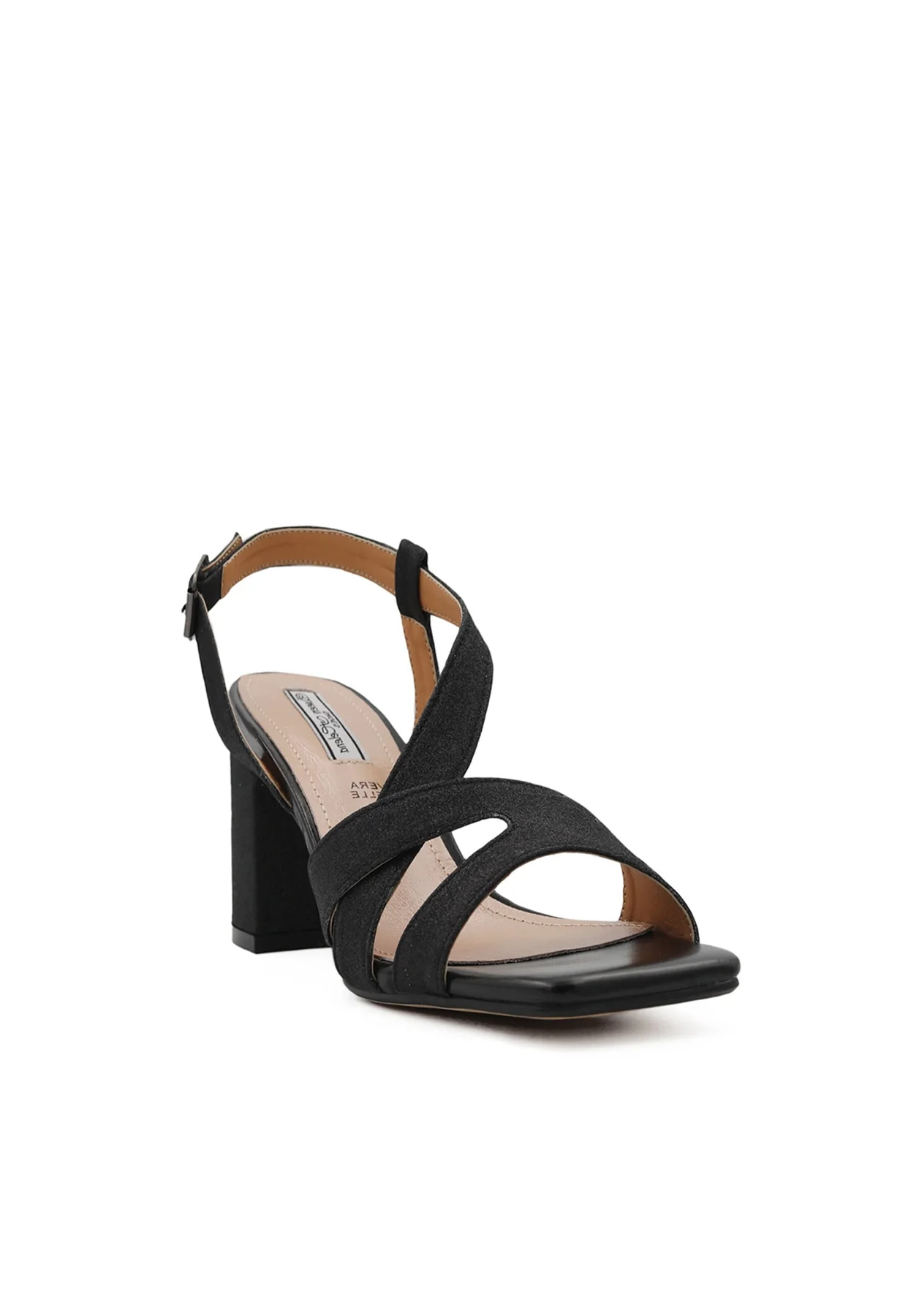 Sandali eleganti con fasce incrociate e tacco largo ZM9412 - Image 3
