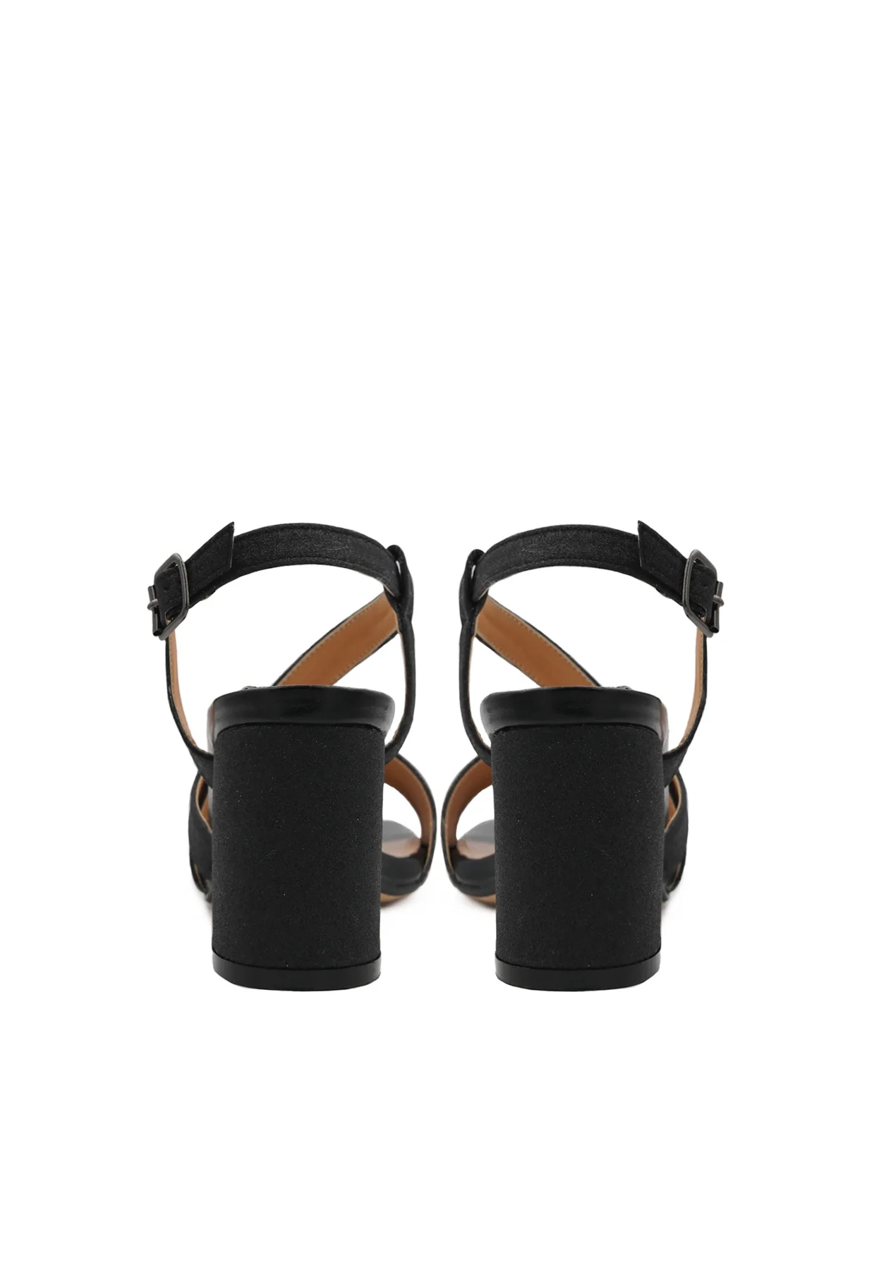 Sandali eleganti con fasce incrociate e tacco largo ZM9412 - Image 6