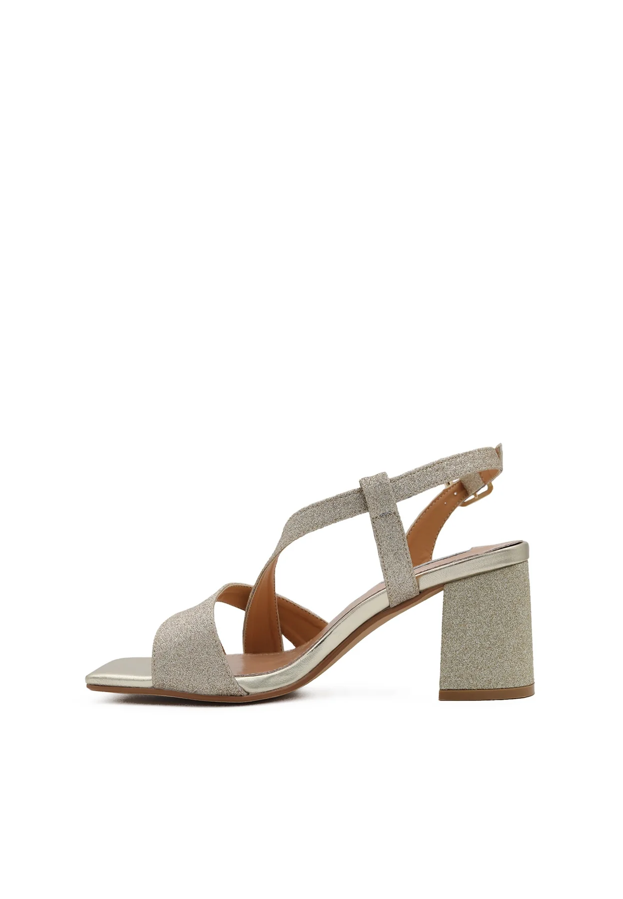 Sandali eleganti con fasce incrociate e tacco largo ZM9412 - Image 9