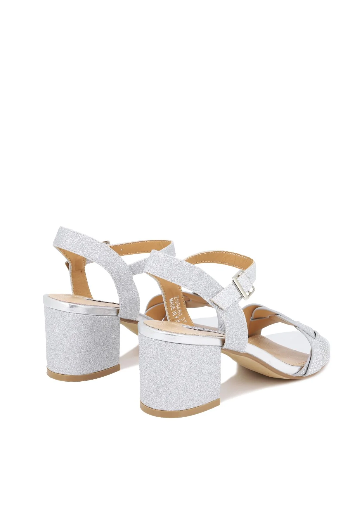 Sandali eleganti con tacco largo e dettagli luminosi ZM9460 - Image 11