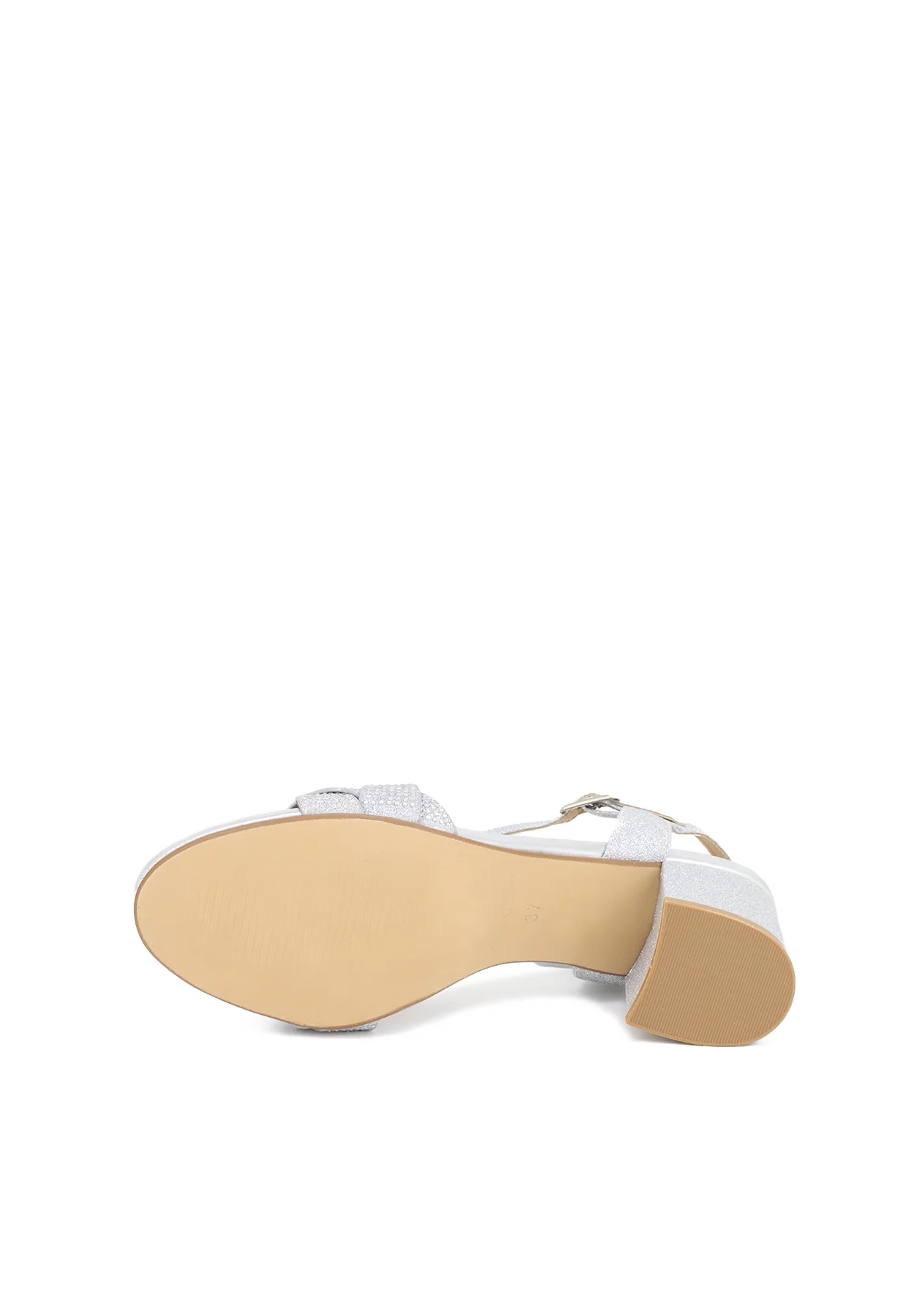 Sandali eleganti con tacco largo e dettagli luminosi ZM9460 - Image 12