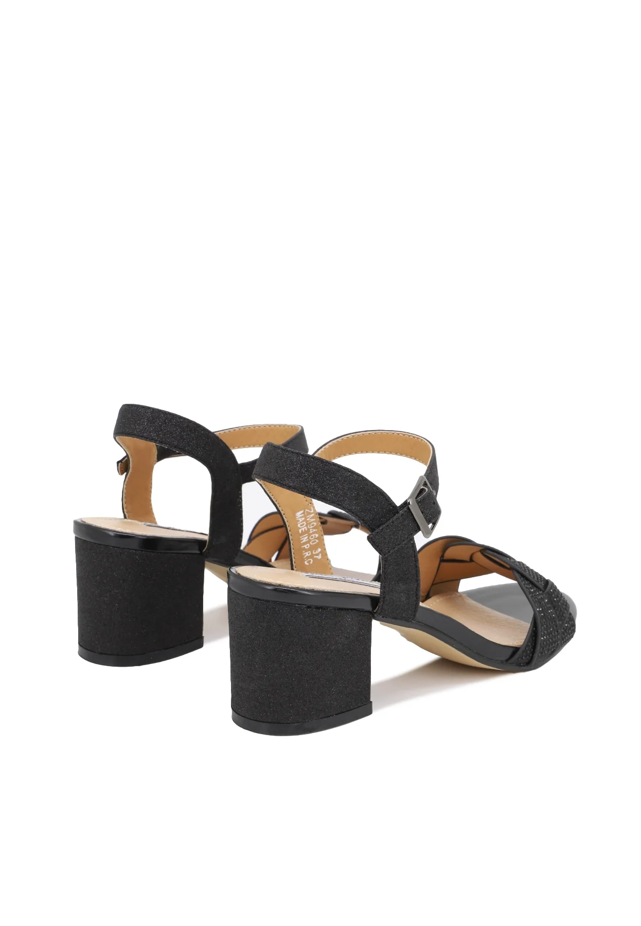 Sandali eleganti con tacco largo e dettagli luminosi ZM9460 - Image 21