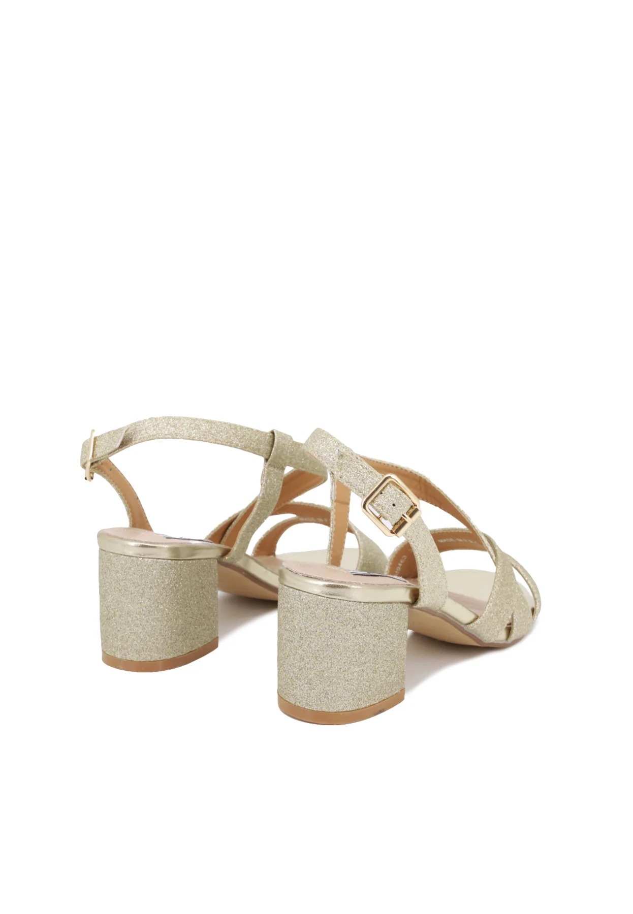 Sandali eleganti glitter con tacco largo e cinturino ZM9463 - Image 8