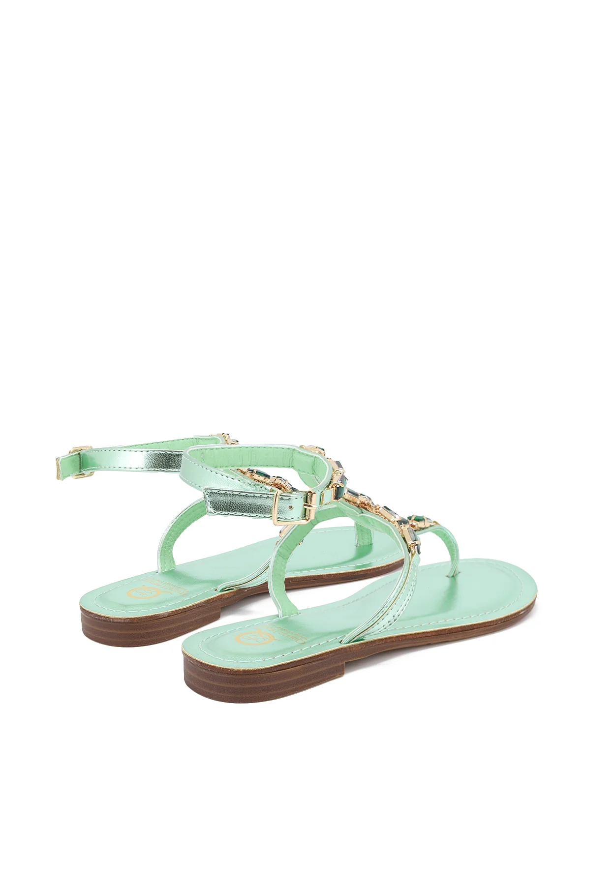 Sandali bassi gioiello stile Positano Y5005 - Image 18