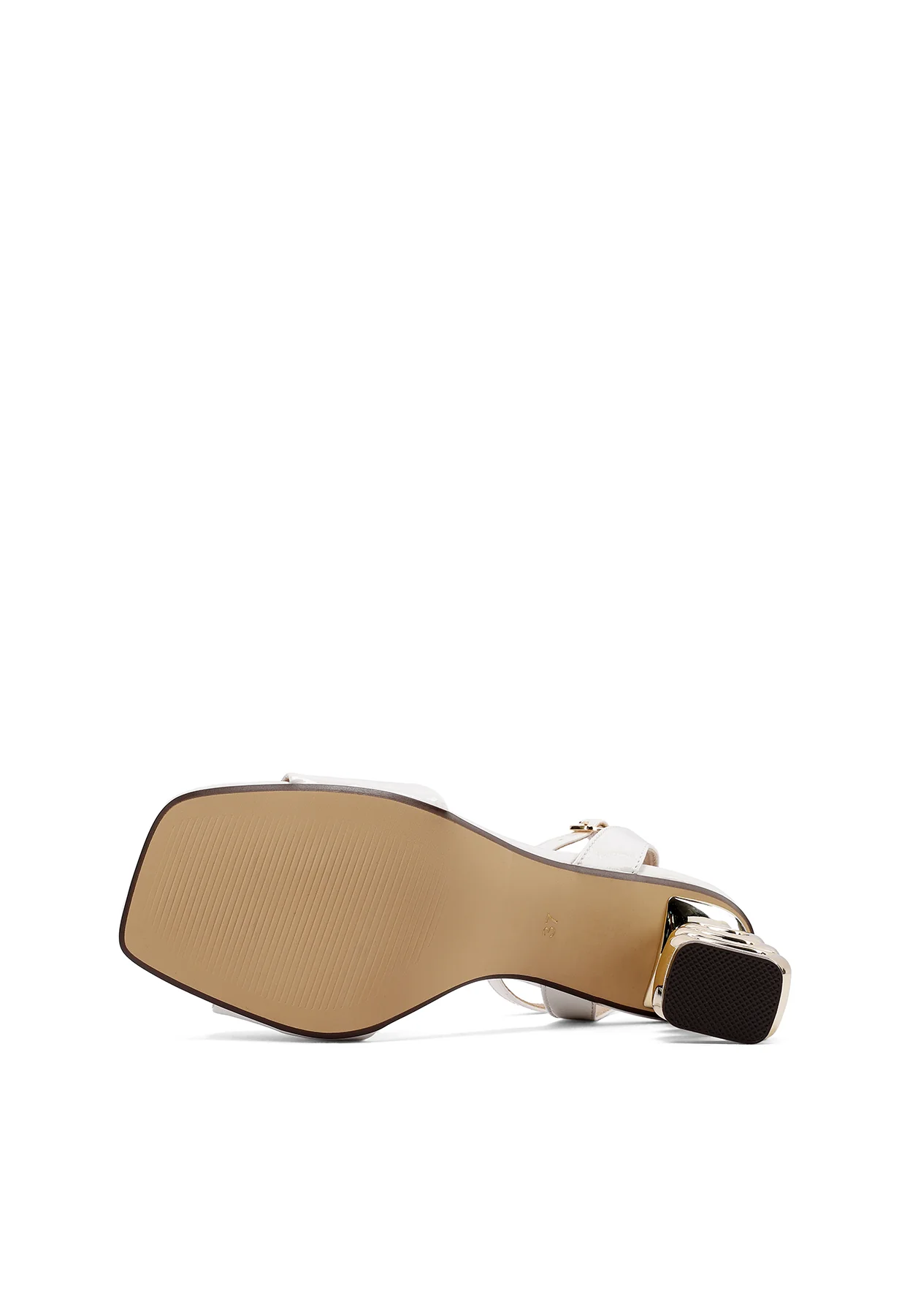 Sandali eleganti con tacco scultoreo geometrico S3014 - Image 8