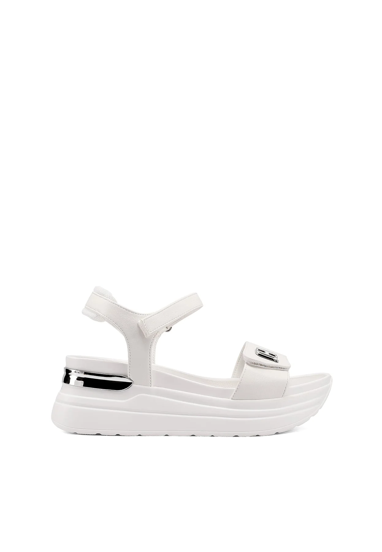 Sandali platform comfort con strap e dettaglio metallico X34-101 - Image 10