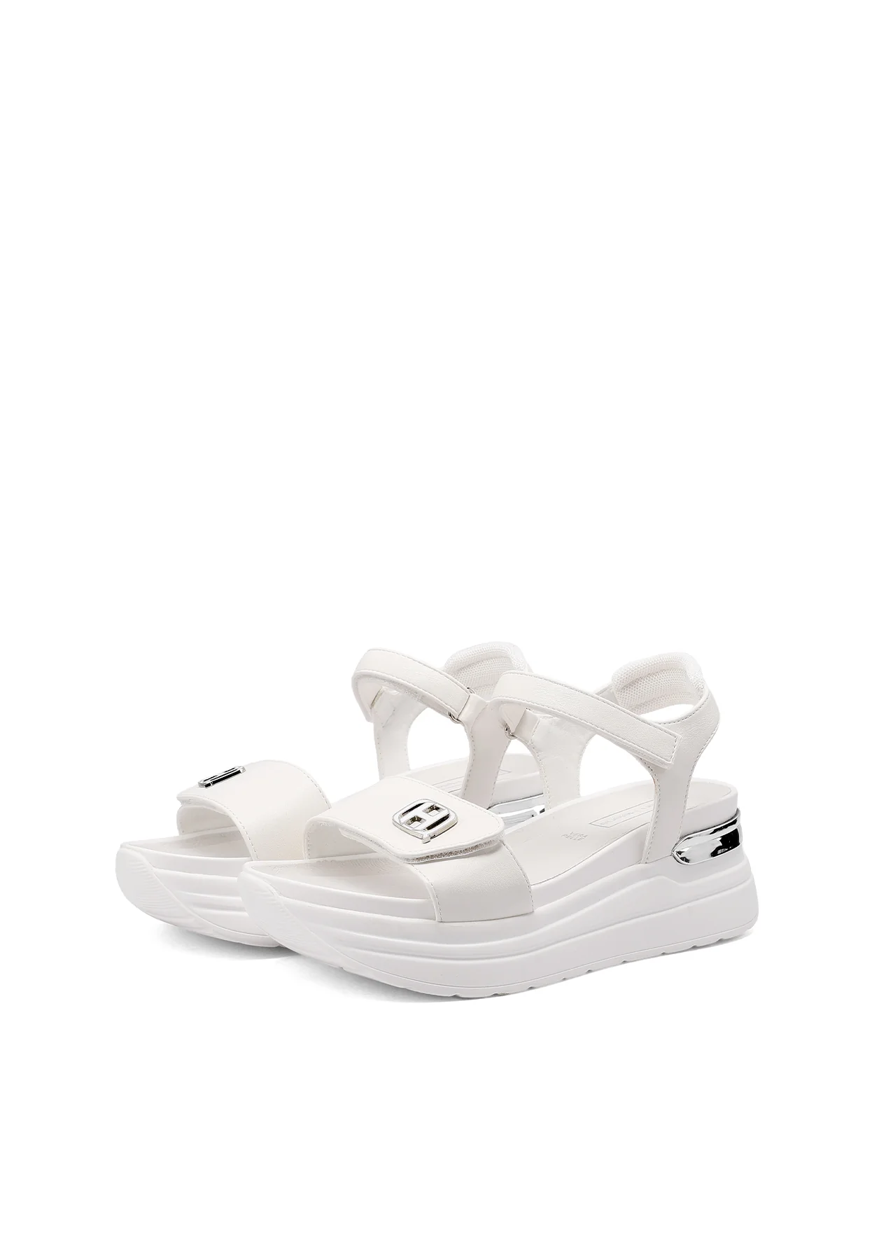 Sandali platform comfort con strap e dettaglio metallico X34-101 - Image 12