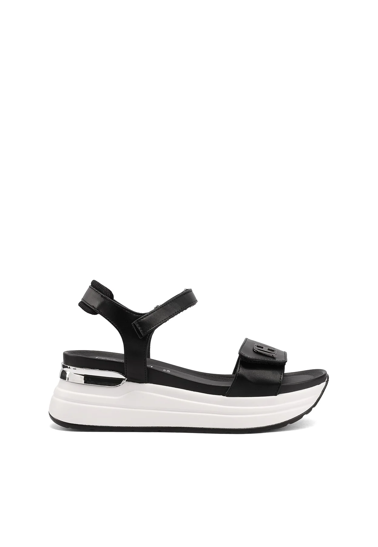 Sandali platform comfort con strap e dettaglio metallico X34-101 - Image 18