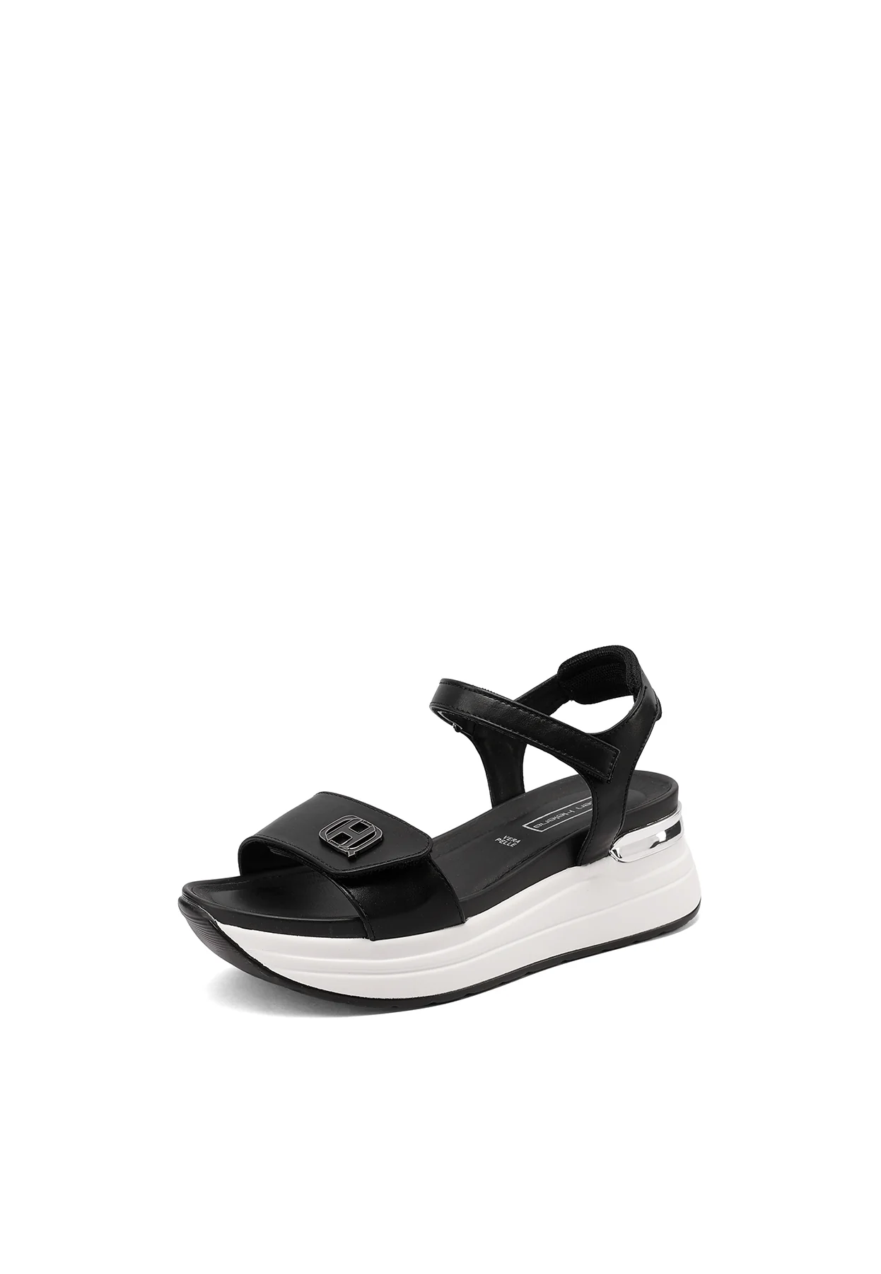Sandali platform comfort con strap e dettaglio metallico X34-101 - Image 19
