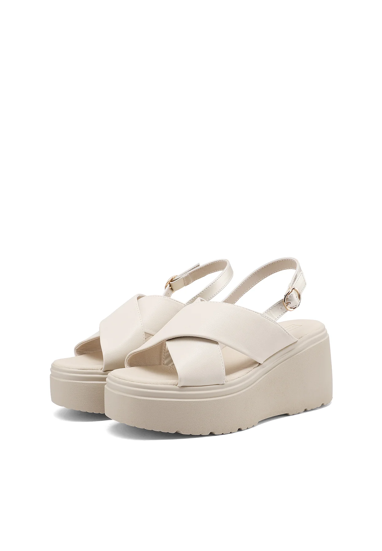 Sandali platform chunky con fasce incrociate X34-103 - Image 4