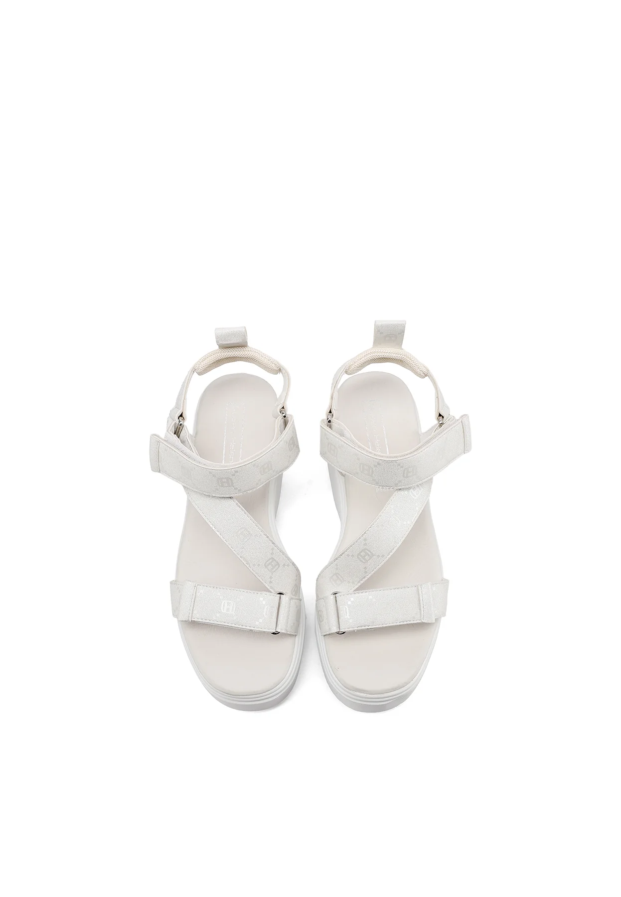 Sandali platform con chiusura strap e fantasia logo X34-104 - Image 6