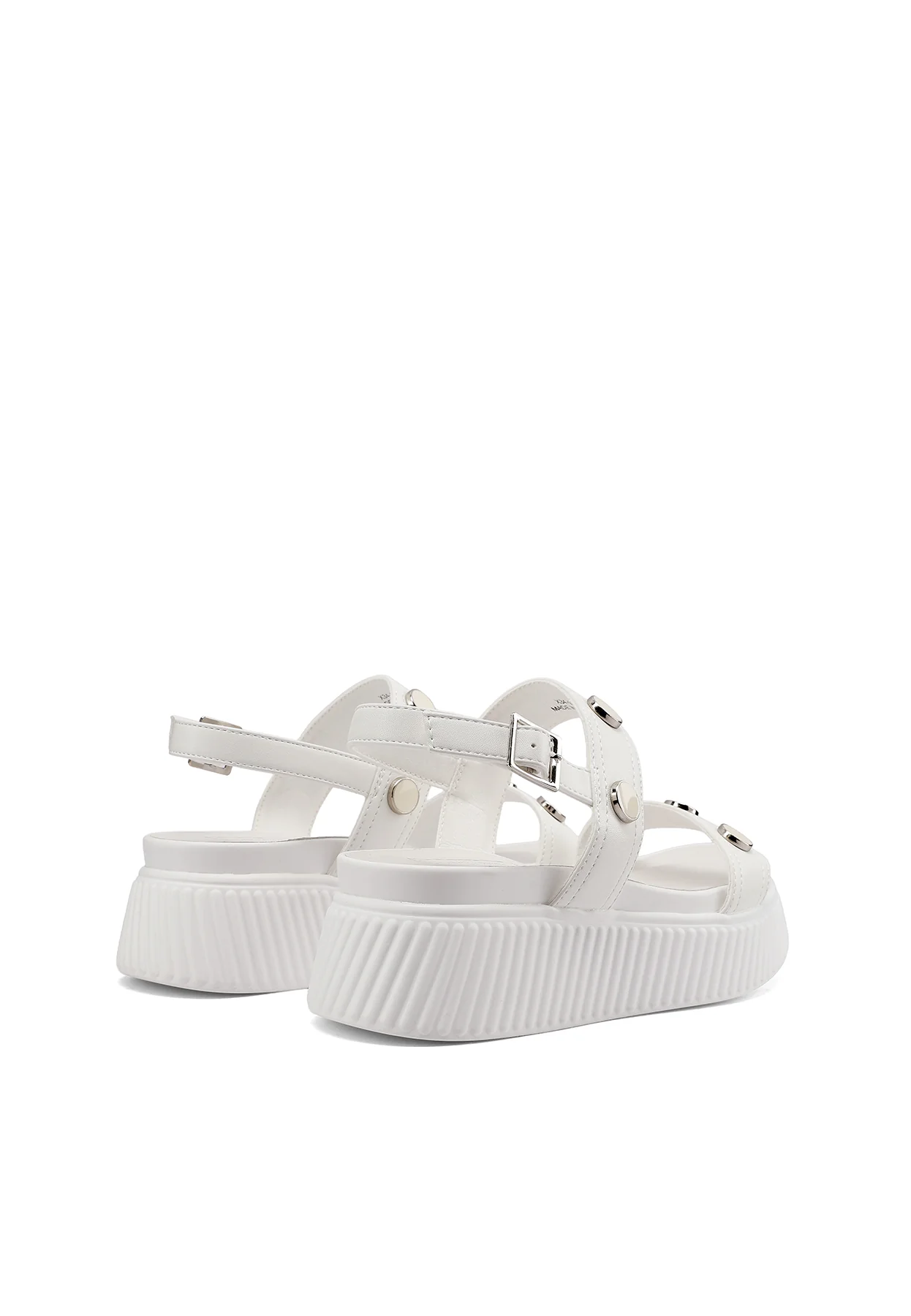 Sandali platform chunky con borchie e cinturino X34-97 - Image 13