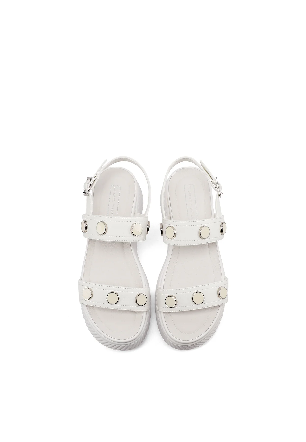 Sandali platform chunky con borchie e cinturino X34-97 - Image 14