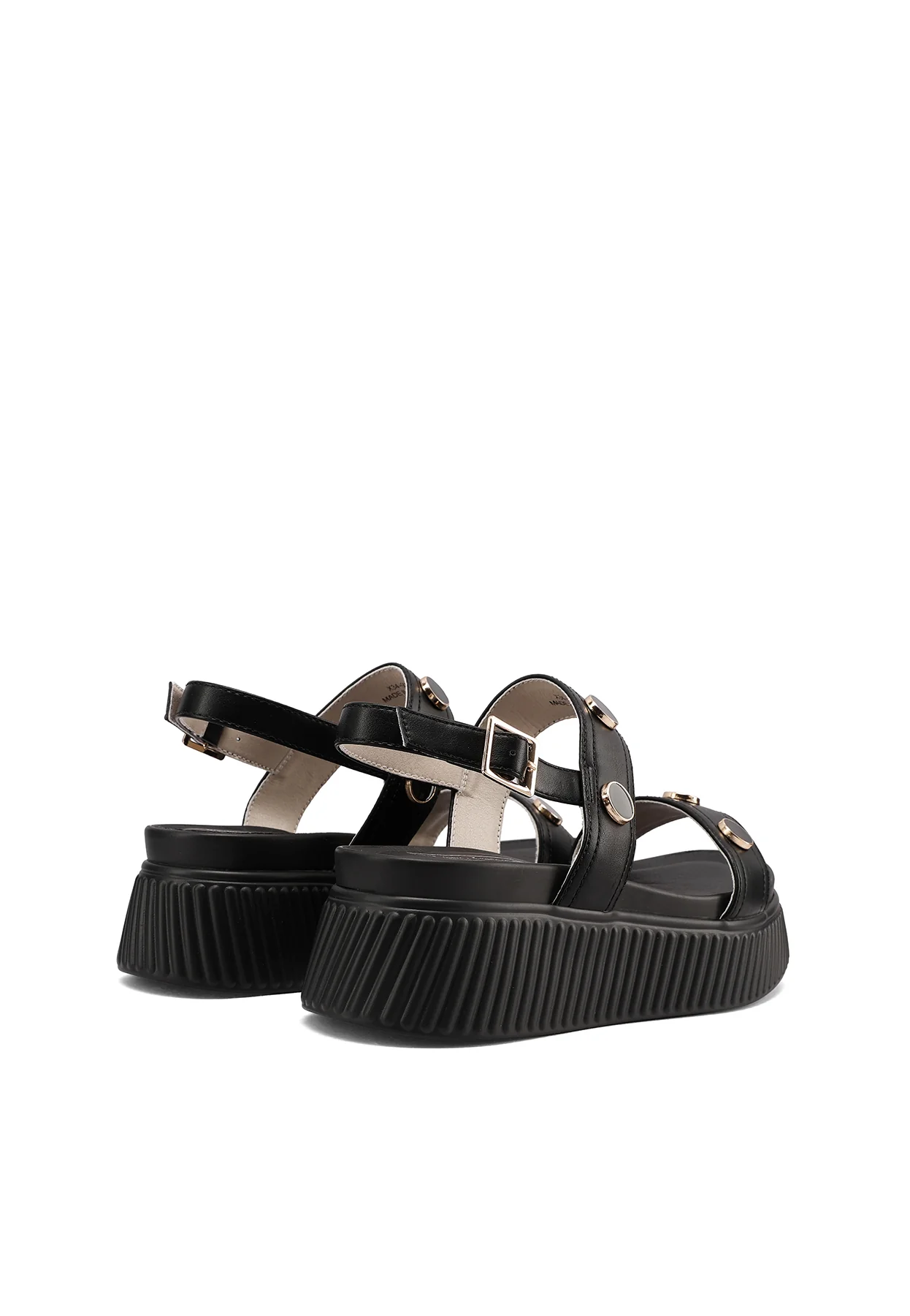 Sandali platform chunky con borchie e cinturino X34-97 - Image 21