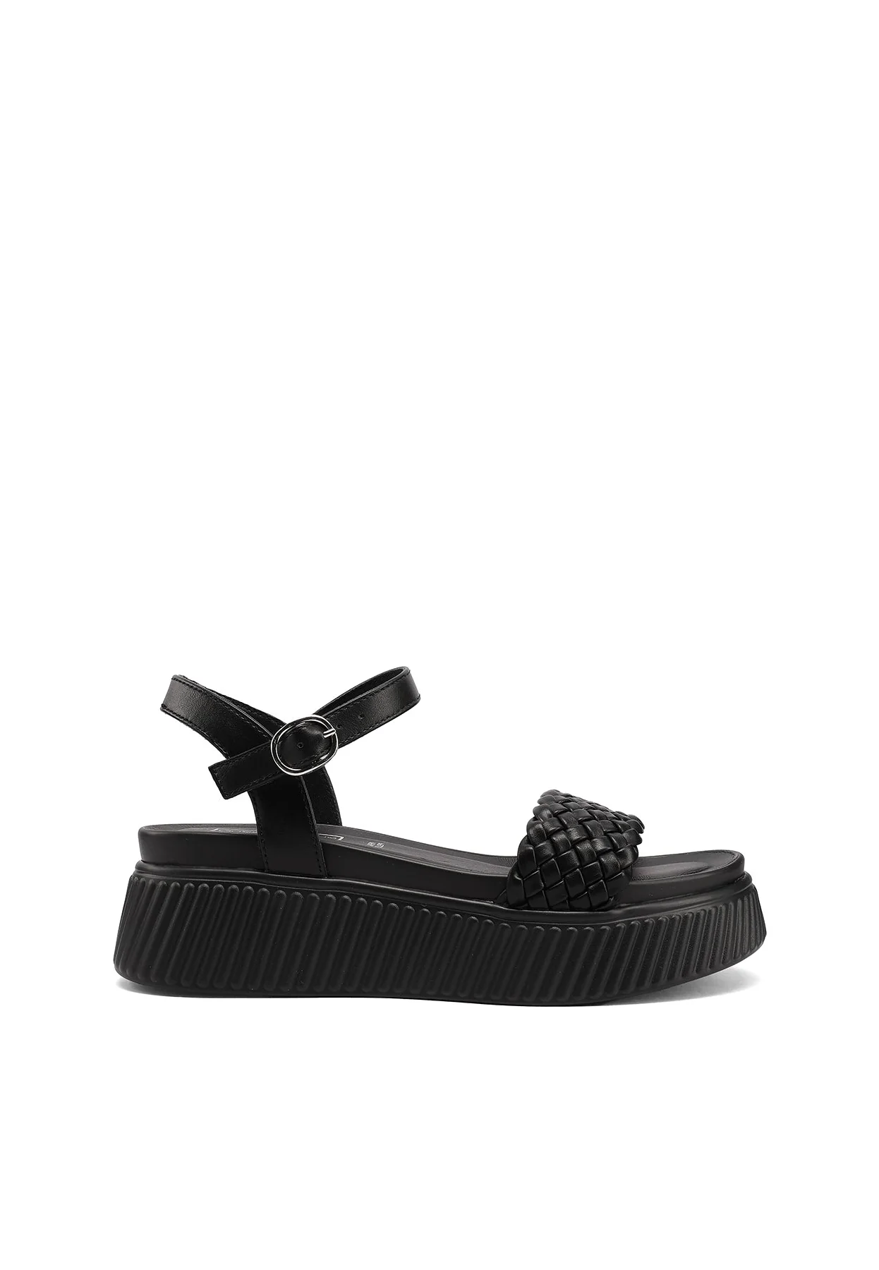 Sandali platform con fascia intrecciata e cinturino X34-98 - Image 10