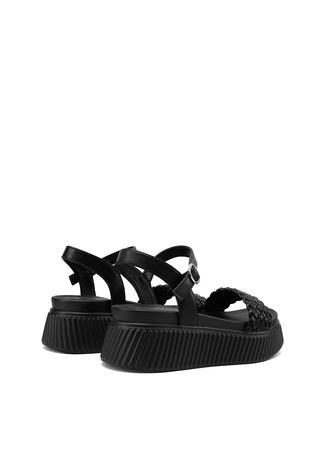 Sandali platform con fascia intrecciata e cinturino X34-98 - Image 13