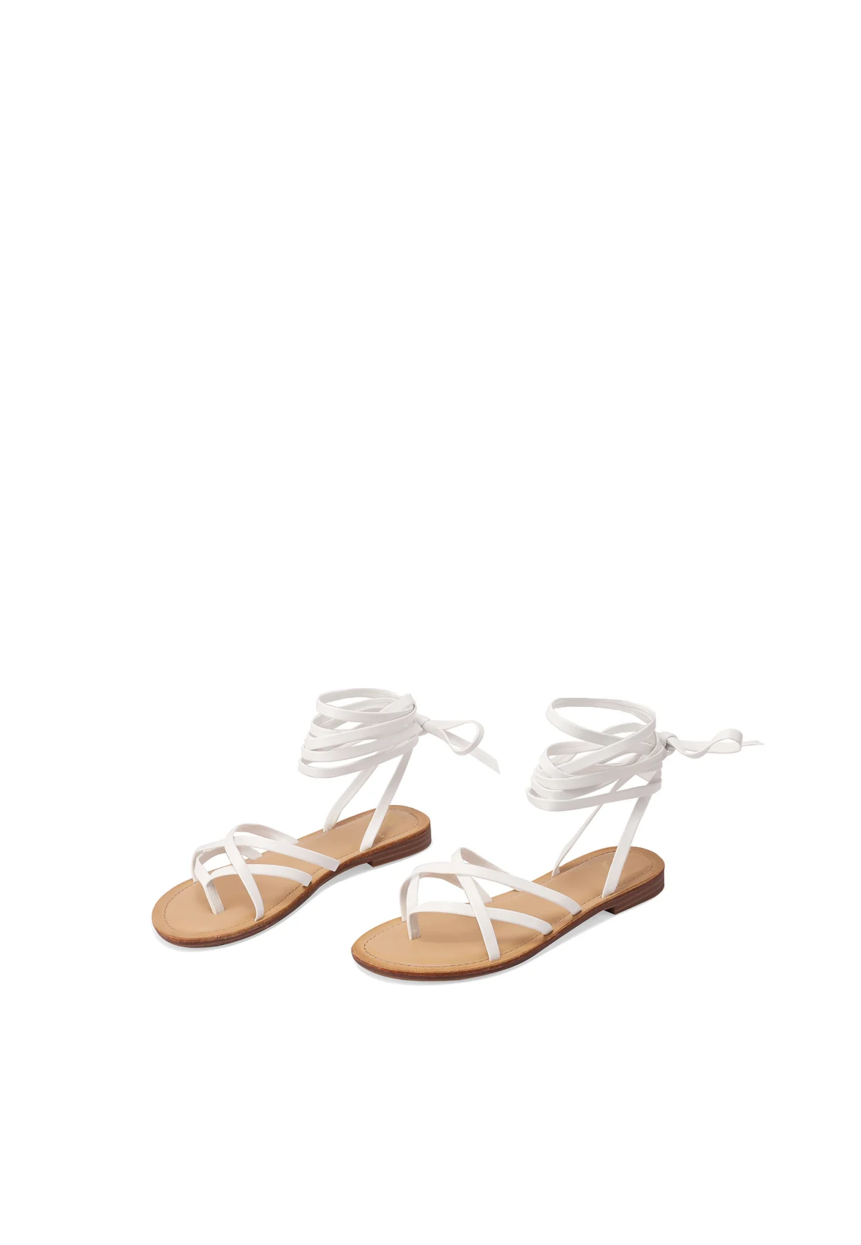 Sandali gladiator bassi con lacci alla schiava Y5017 - Image 18