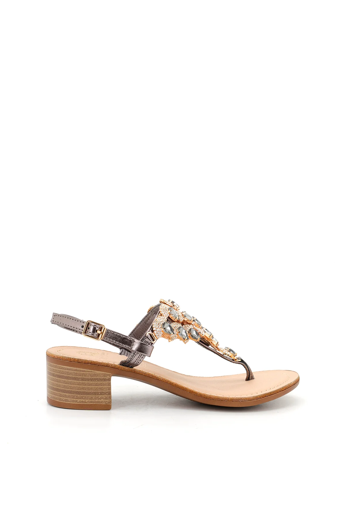 Sandali gioiello con tacco in legno eleganti Y6024 - Image 13