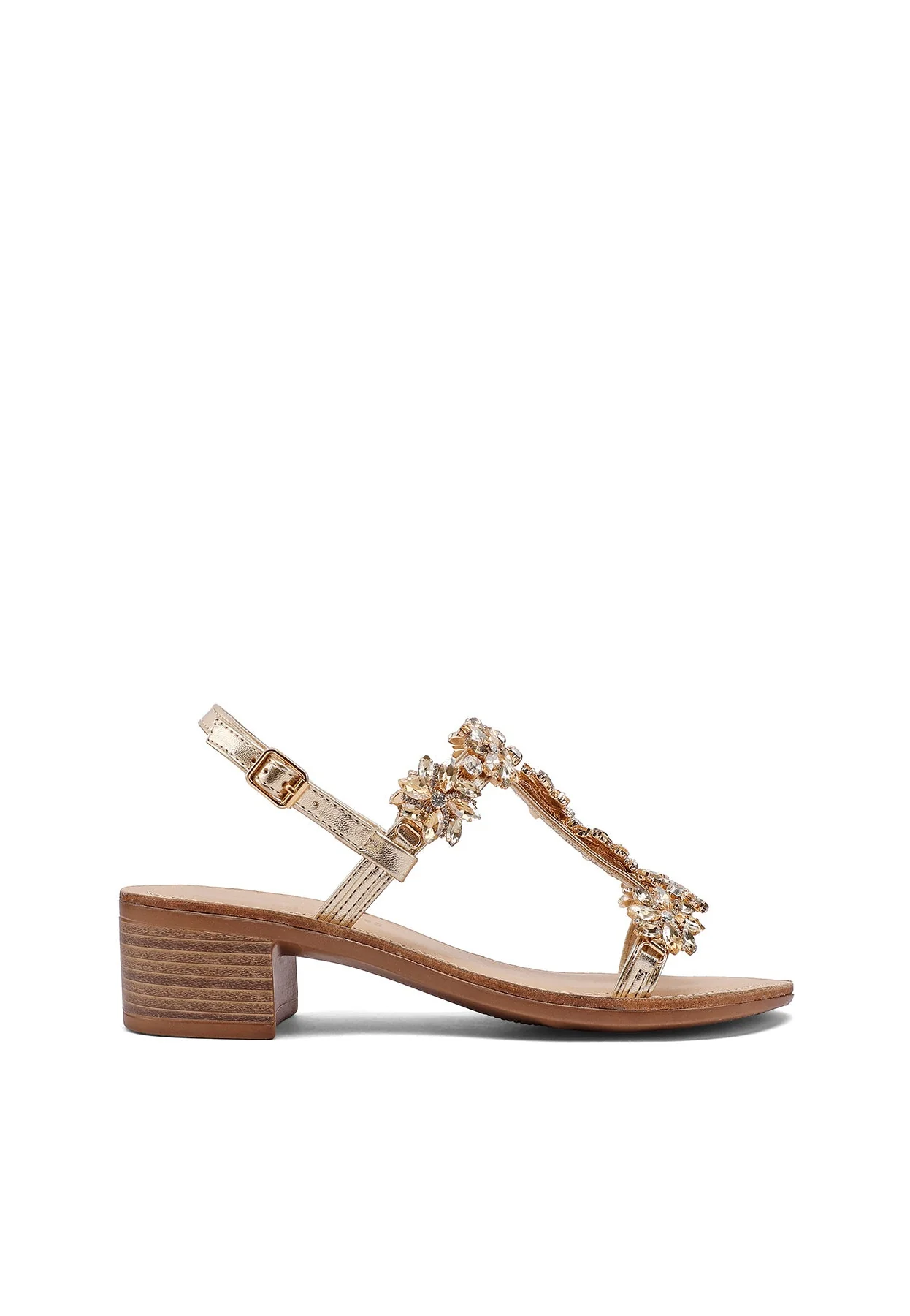 Sandali gioiello con tacco in legno e strass Y7002 - Image 18