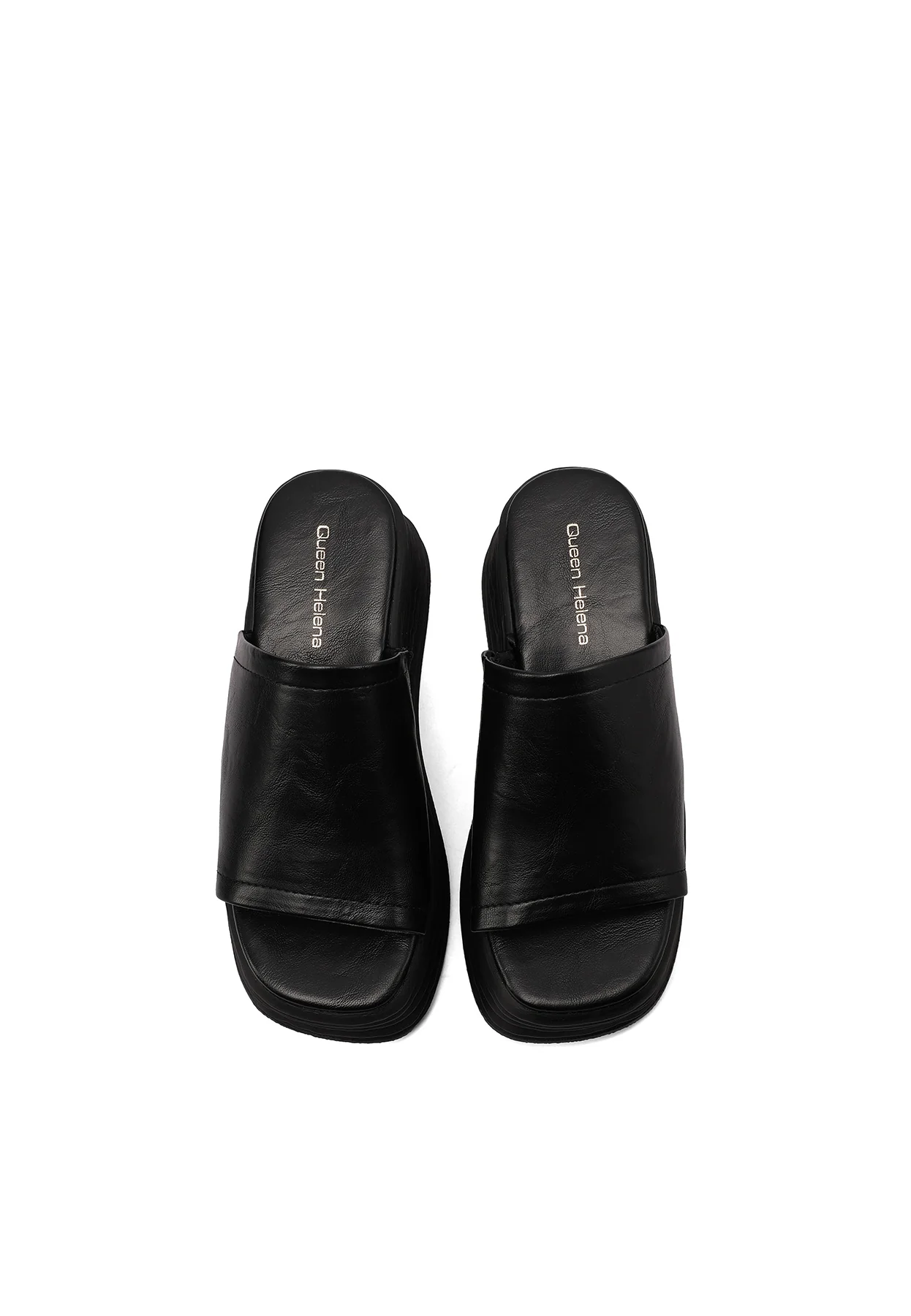 Sandali platform con zeppa alta a fascia S3011 - Image 14