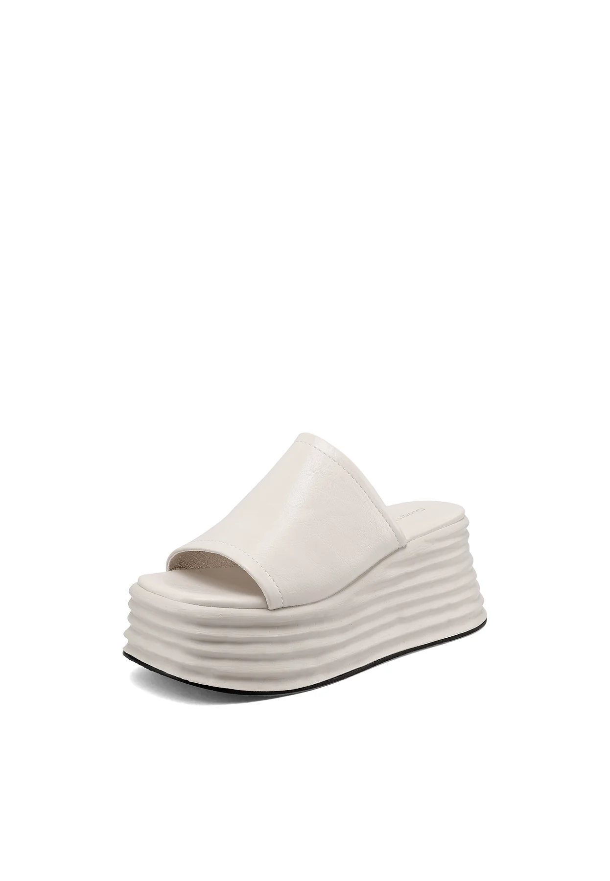 Sandali platform con zeppa alta a fascia S3011 - Image 19