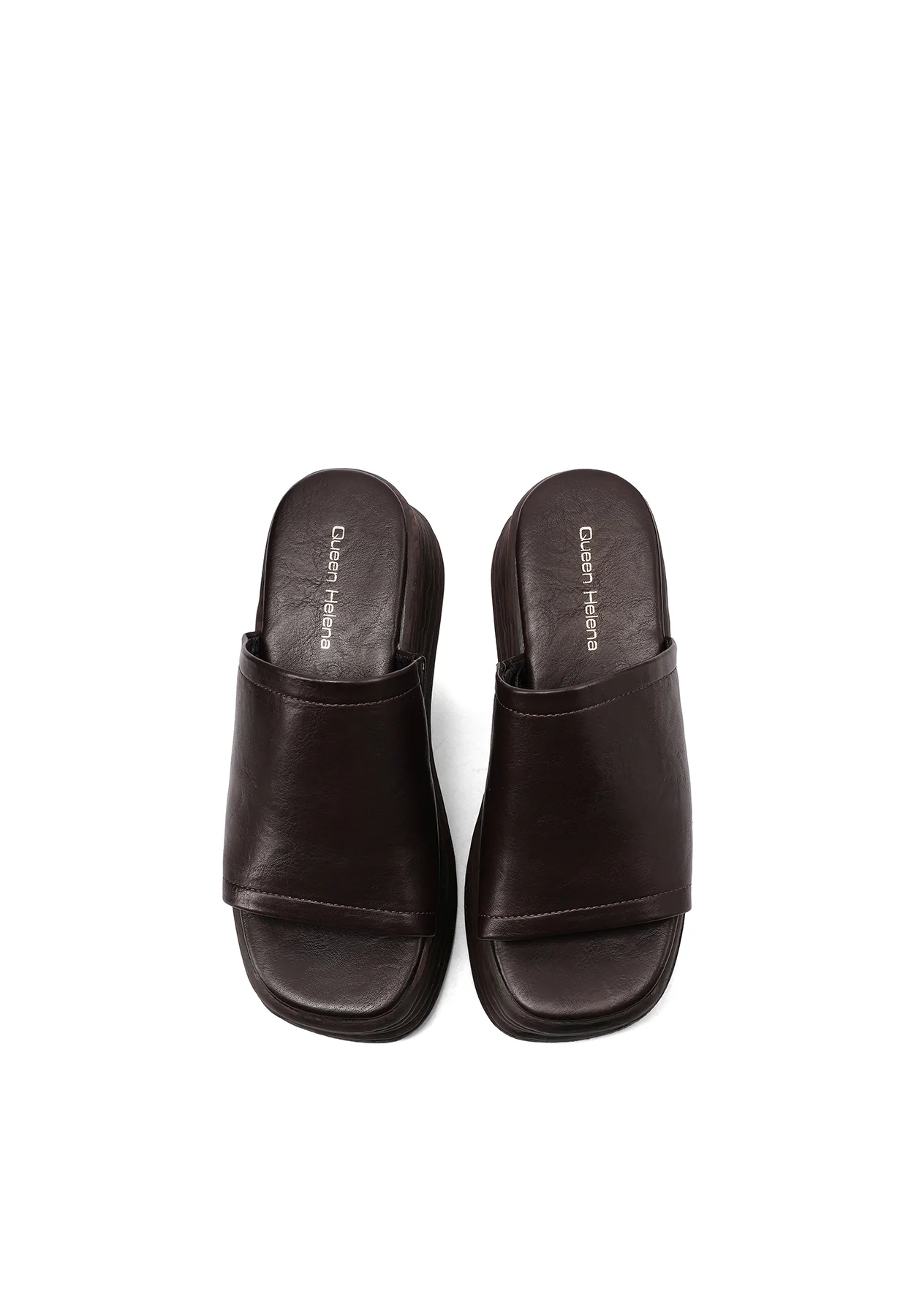 Sandali platform con zeppa alta a fascia S3011 - Image 6