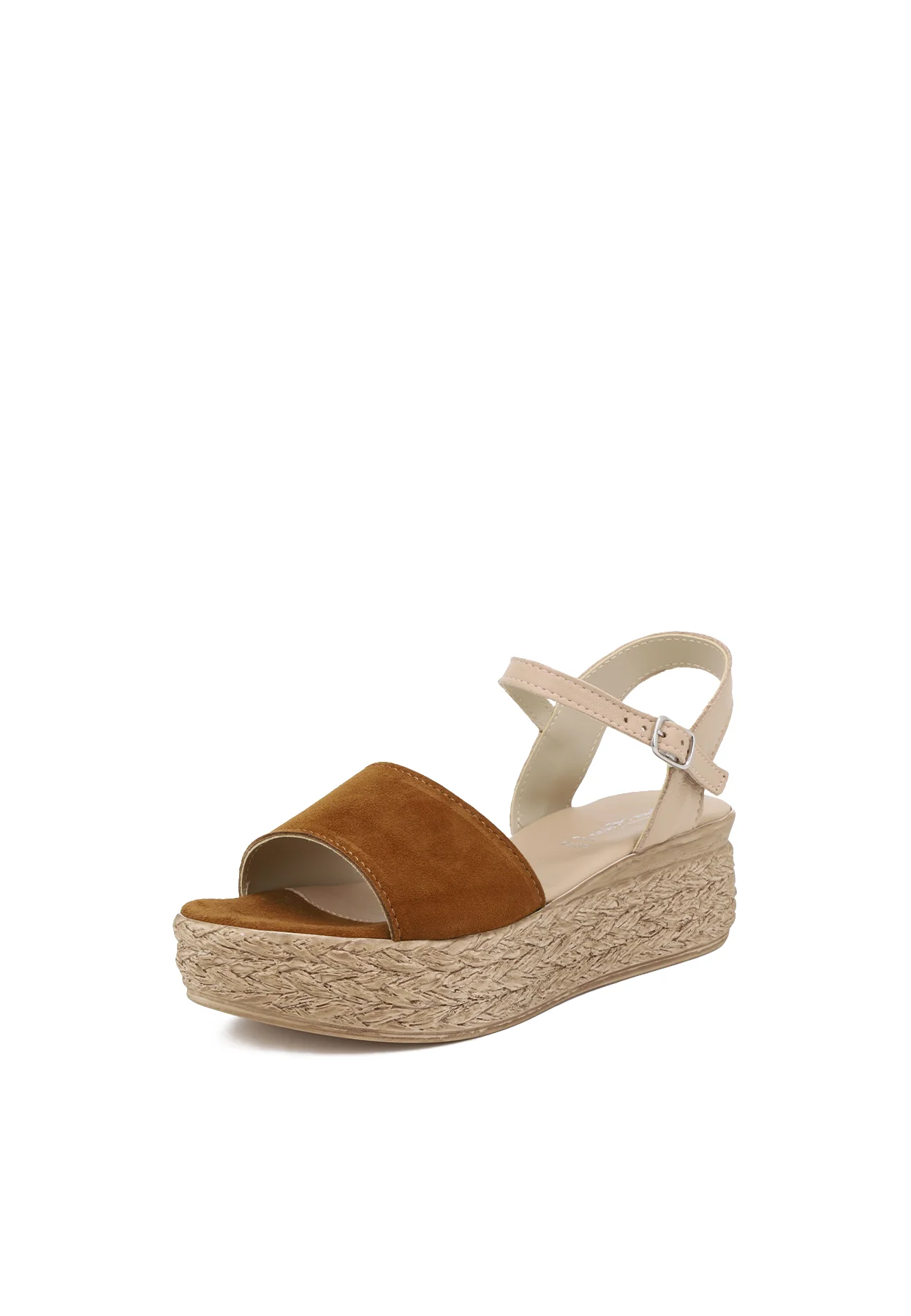 Sandali platform in vera pelle con suola effetto paglia 31850-3156 - Image 10