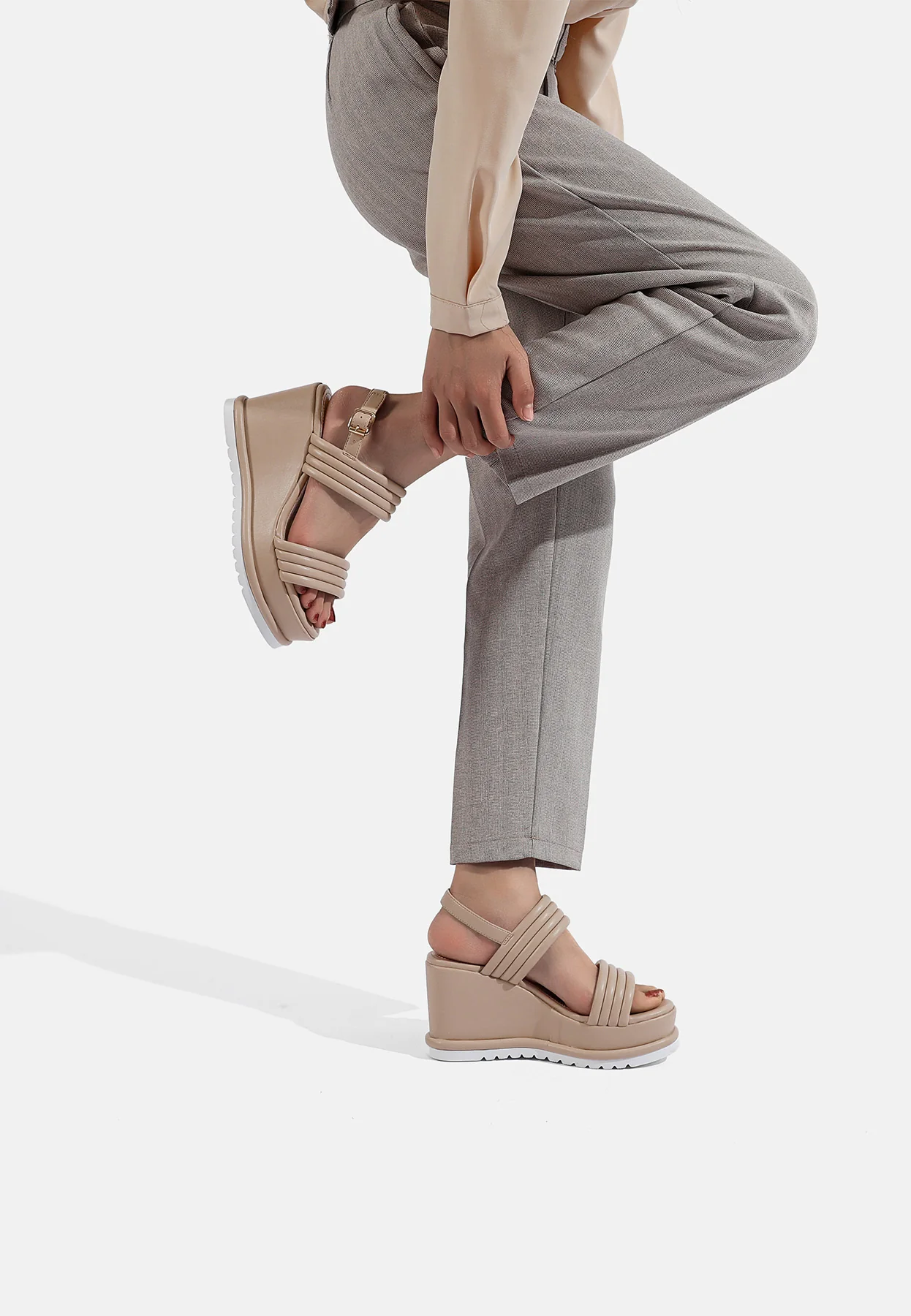 Sandali platform con fasce imbottite ZM9426 - Image 11