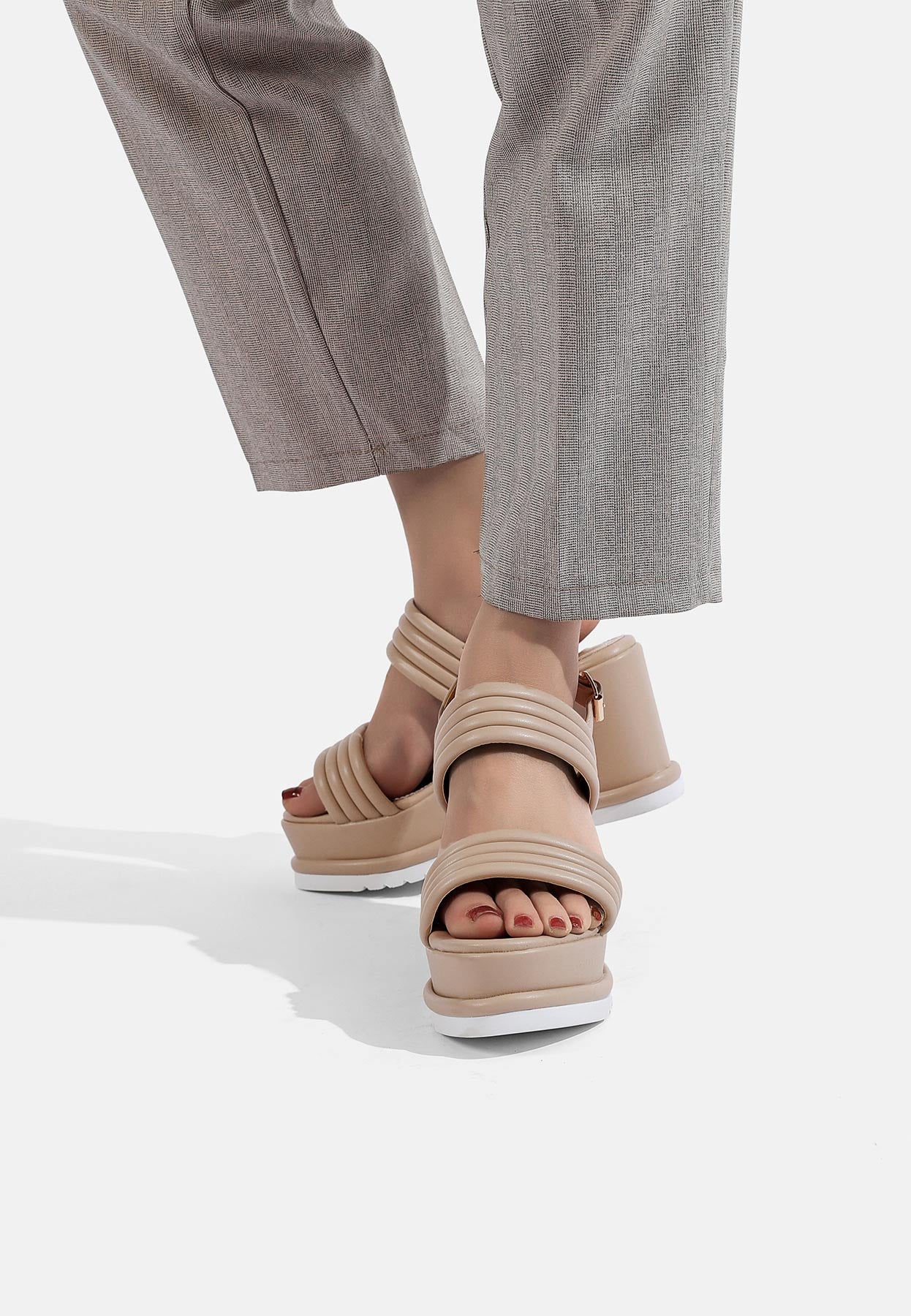 Sandali platform con fasce imbottite ZM9426 - Image 12