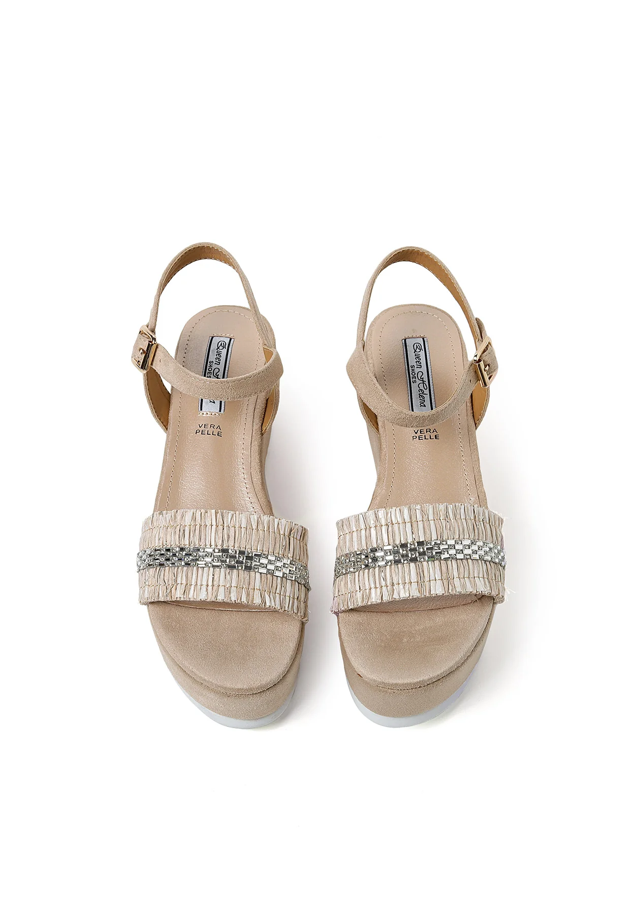 Sandali platform con fascia gioiello ZM9427 - Image 18