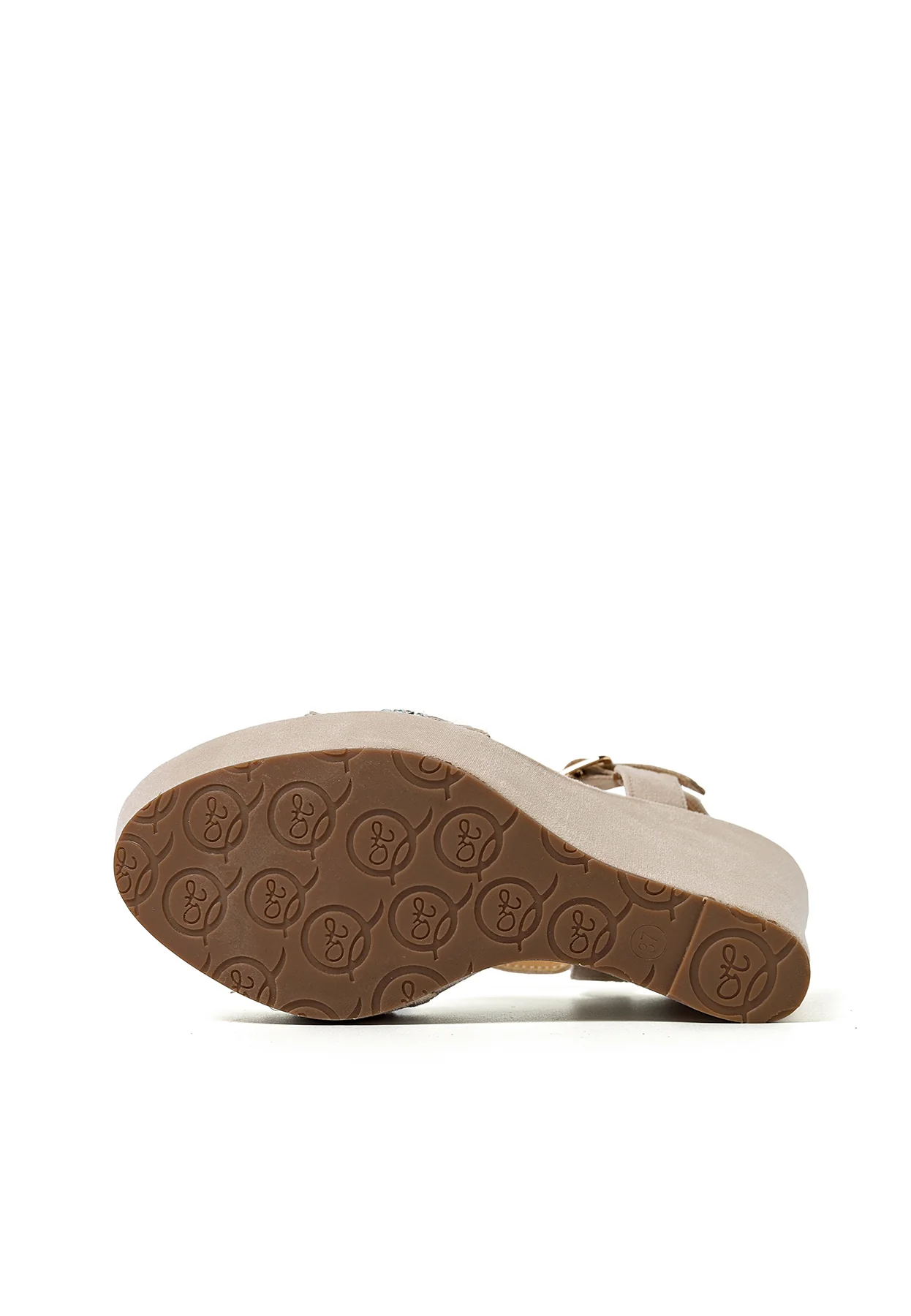 Sandali donna con zeppa alta e fascia decorata ZM9428 - Image 3