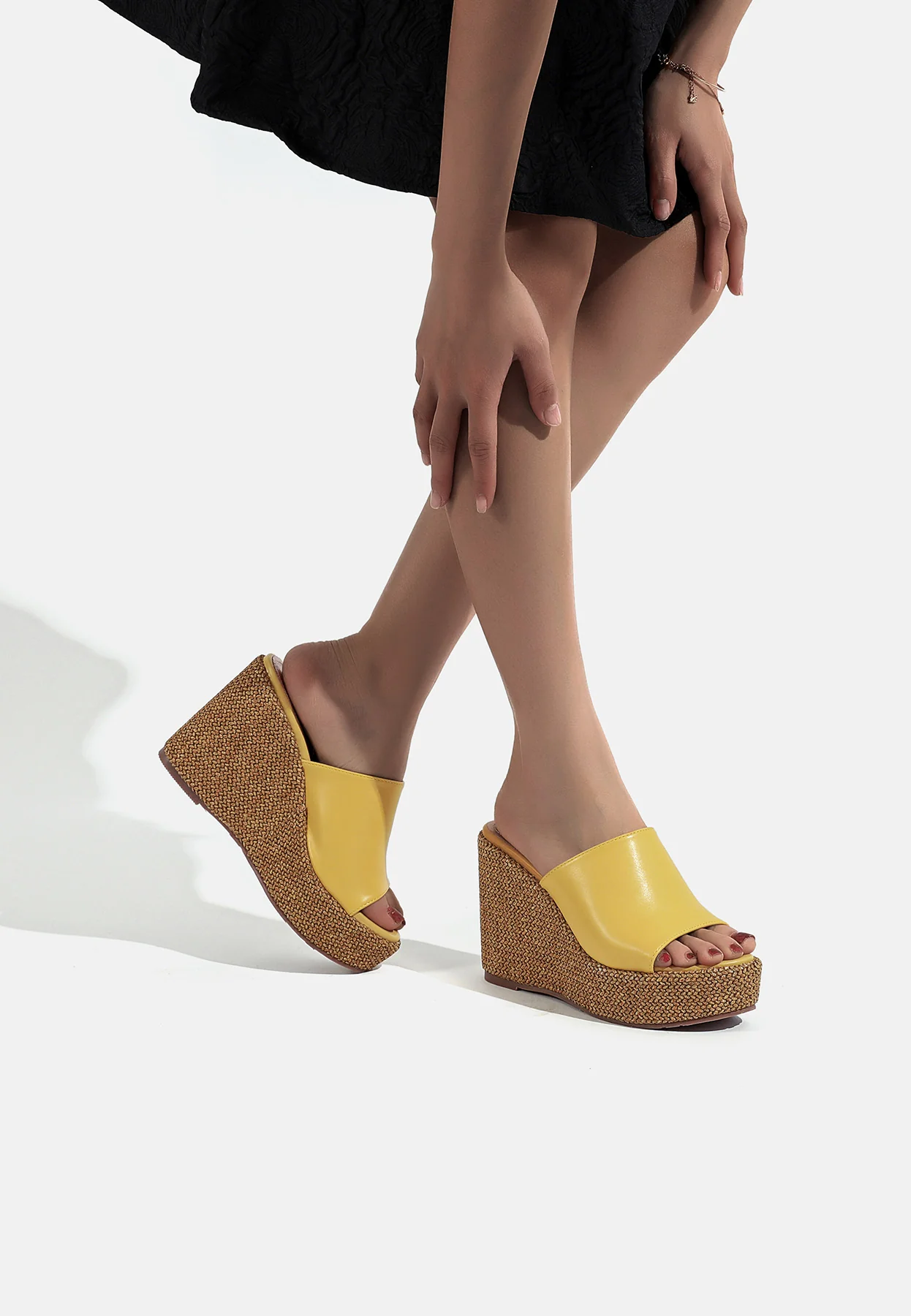 Sandali con zeppa strass e fascia grande ZM9444A - Image 27