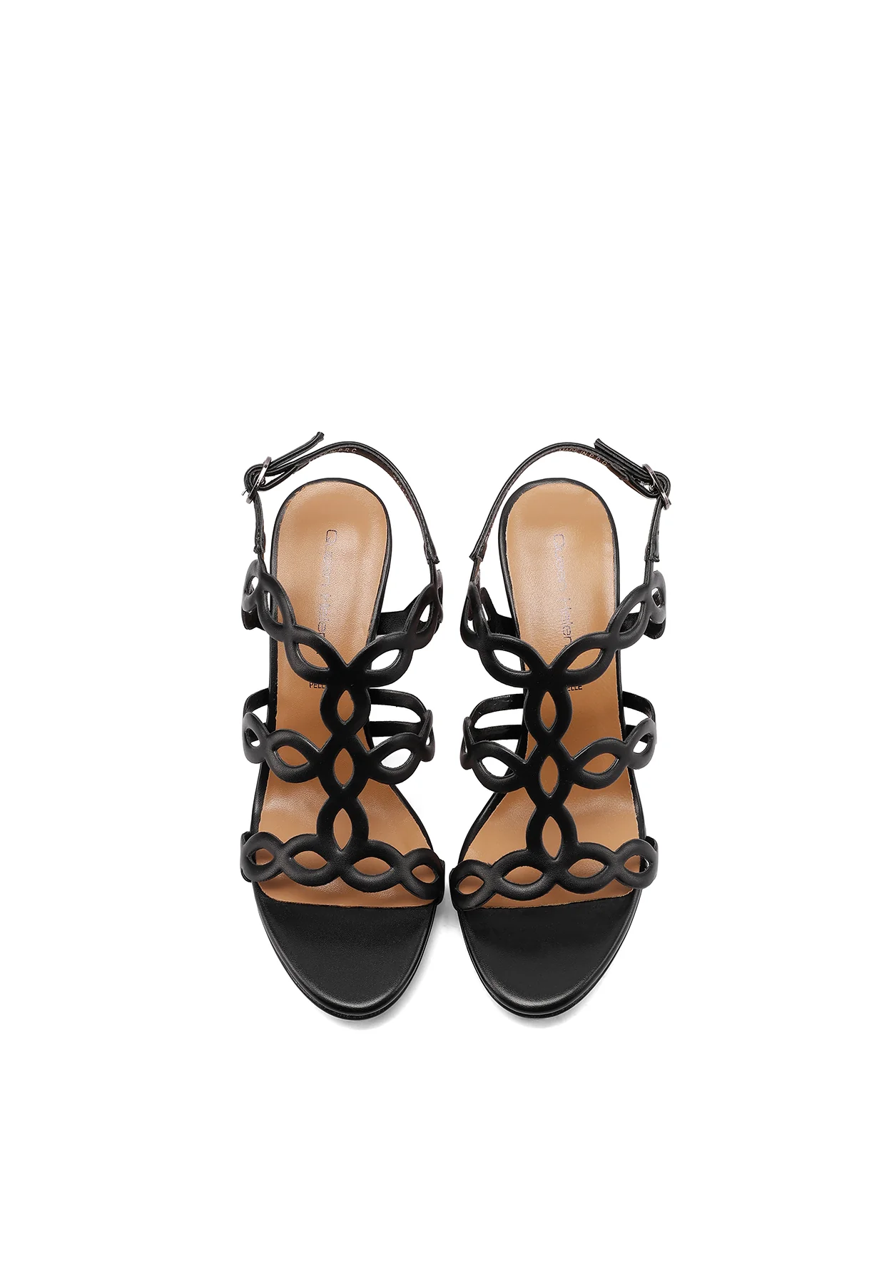 Sandali donna platform con fasce traforate ZM11021 - Image 14