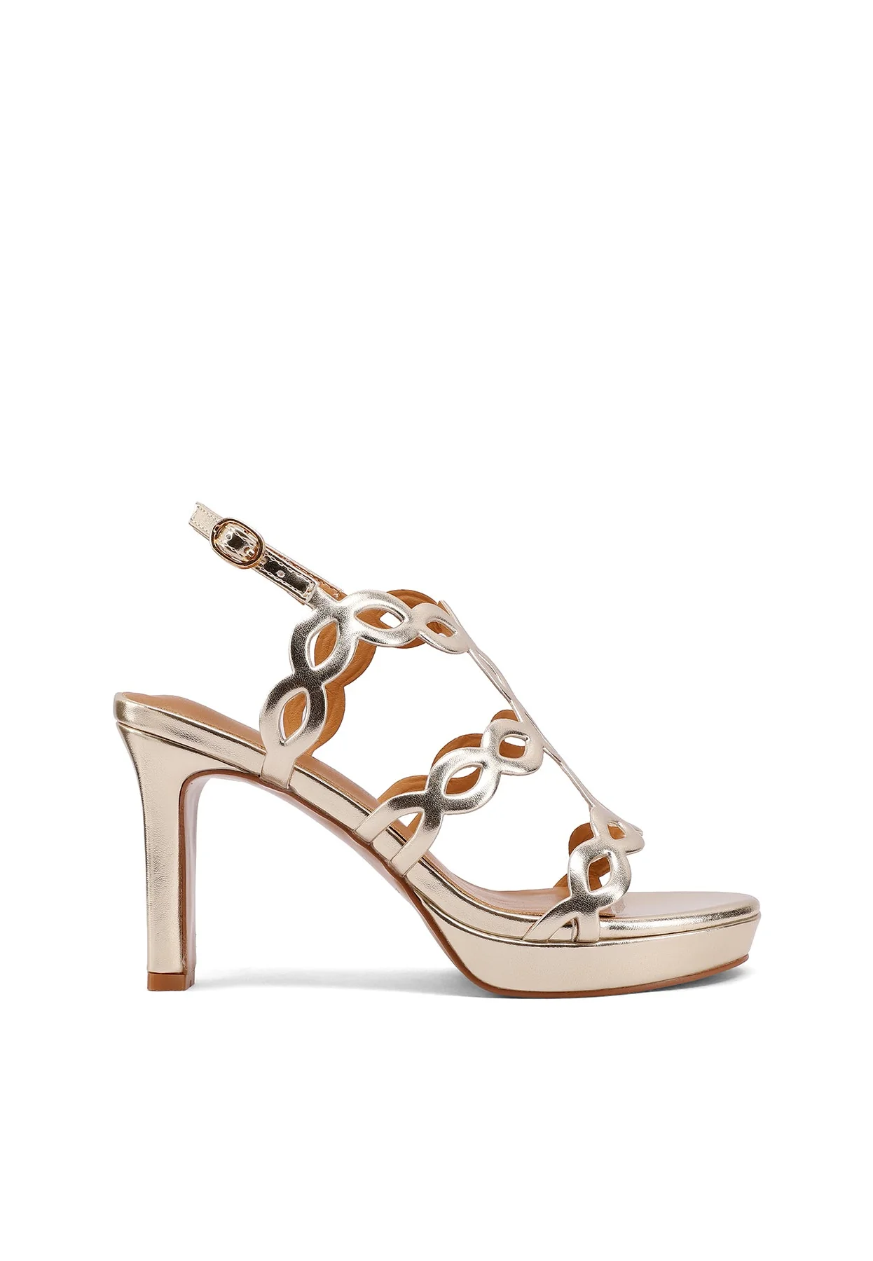 Sandali donna platform con fasce traforate ZM11021 - Image 18