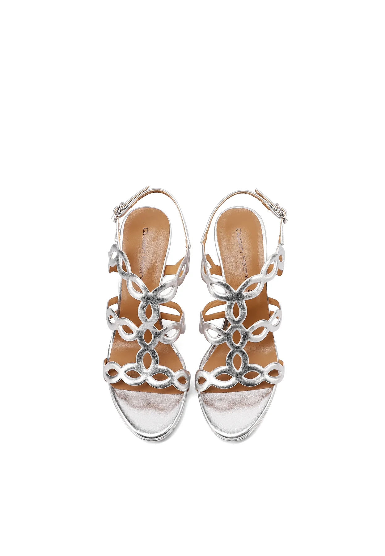 Sandali donna platform con fasce traforate ZM11021 - Image 6