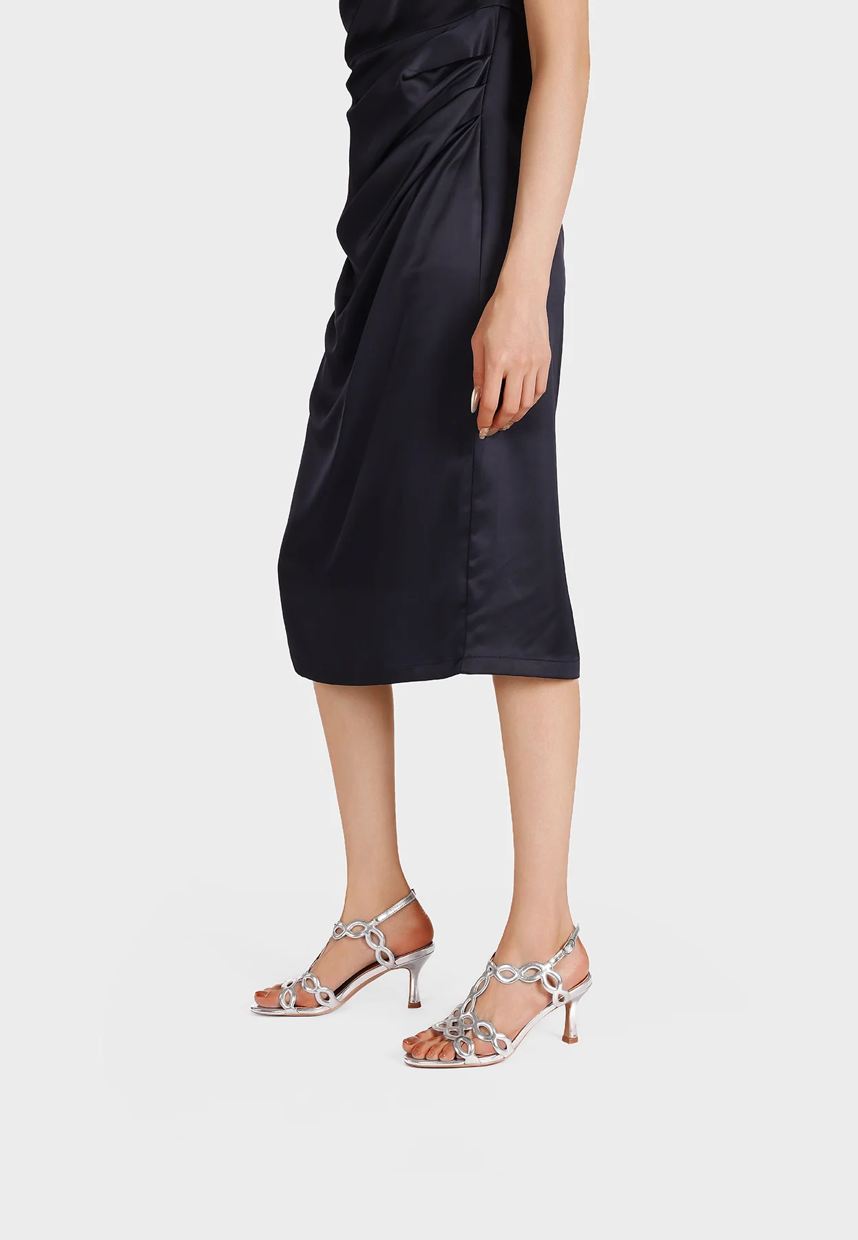 Sandali donna eleganti con fasce sagomate ZM11028