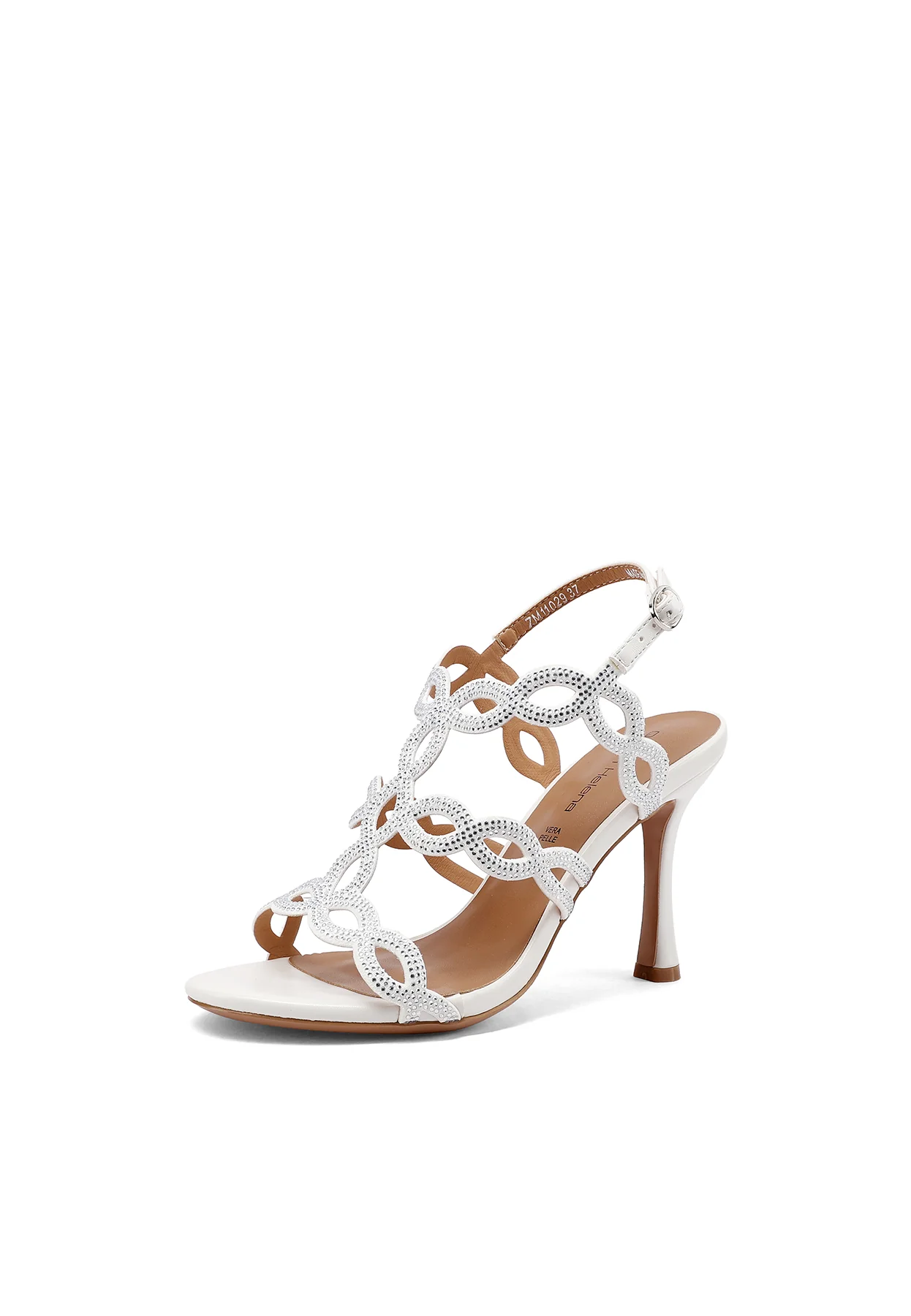 Sandali gioiello con tacco elegante e decorazioni ZM11029 - Image 11