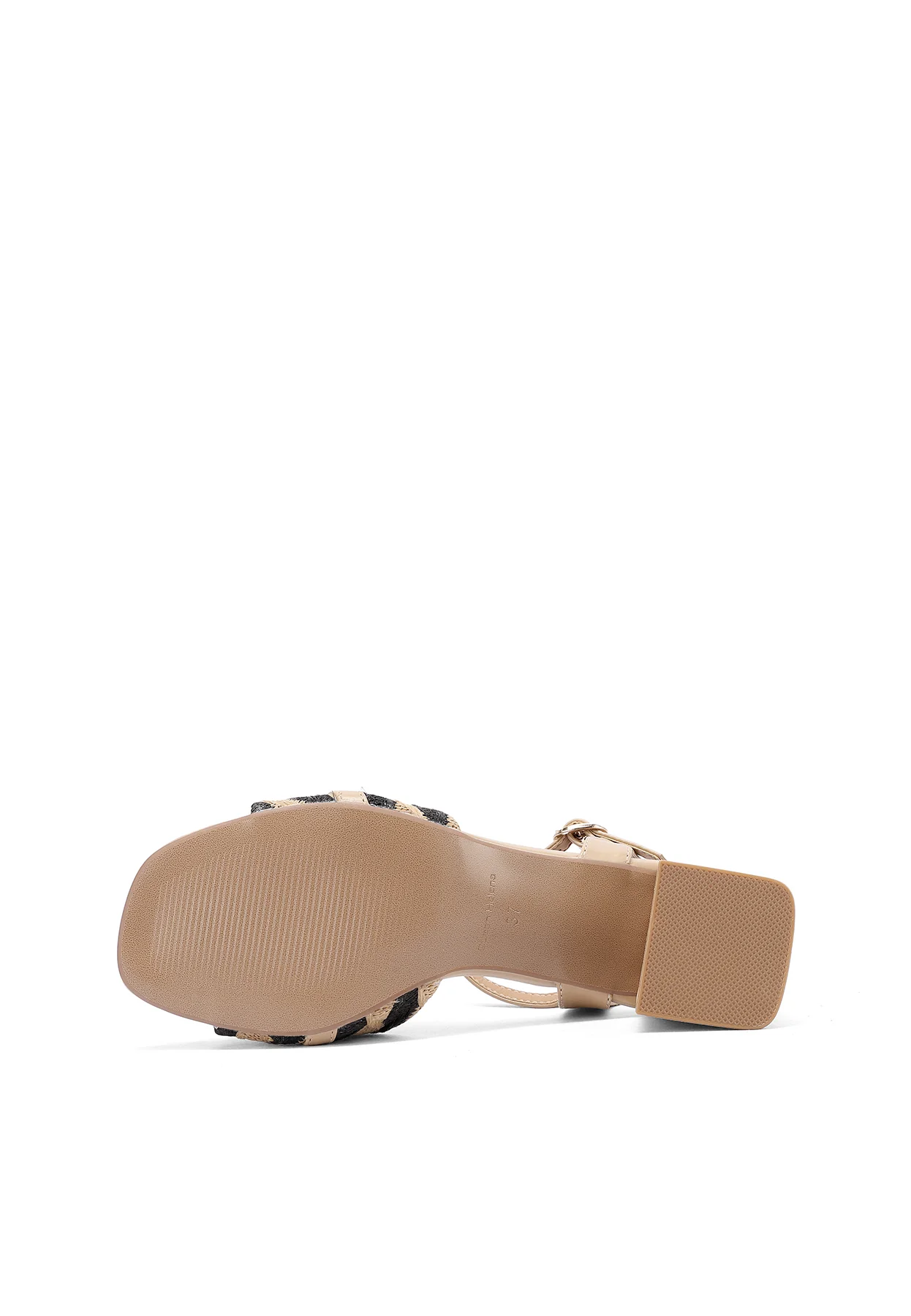 Sandali con tacco largo e fascia decorata ZM11036 - Image 7