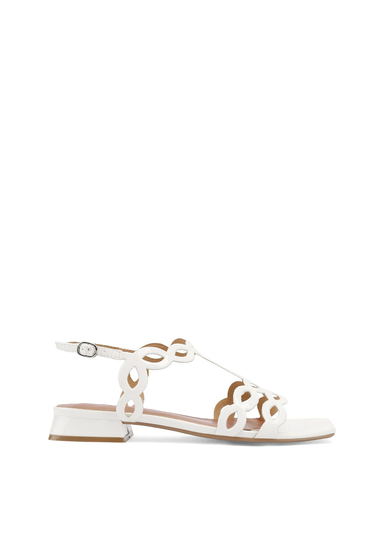Sandali donna con design traforato e tacco basso ZM11039 - Image 18