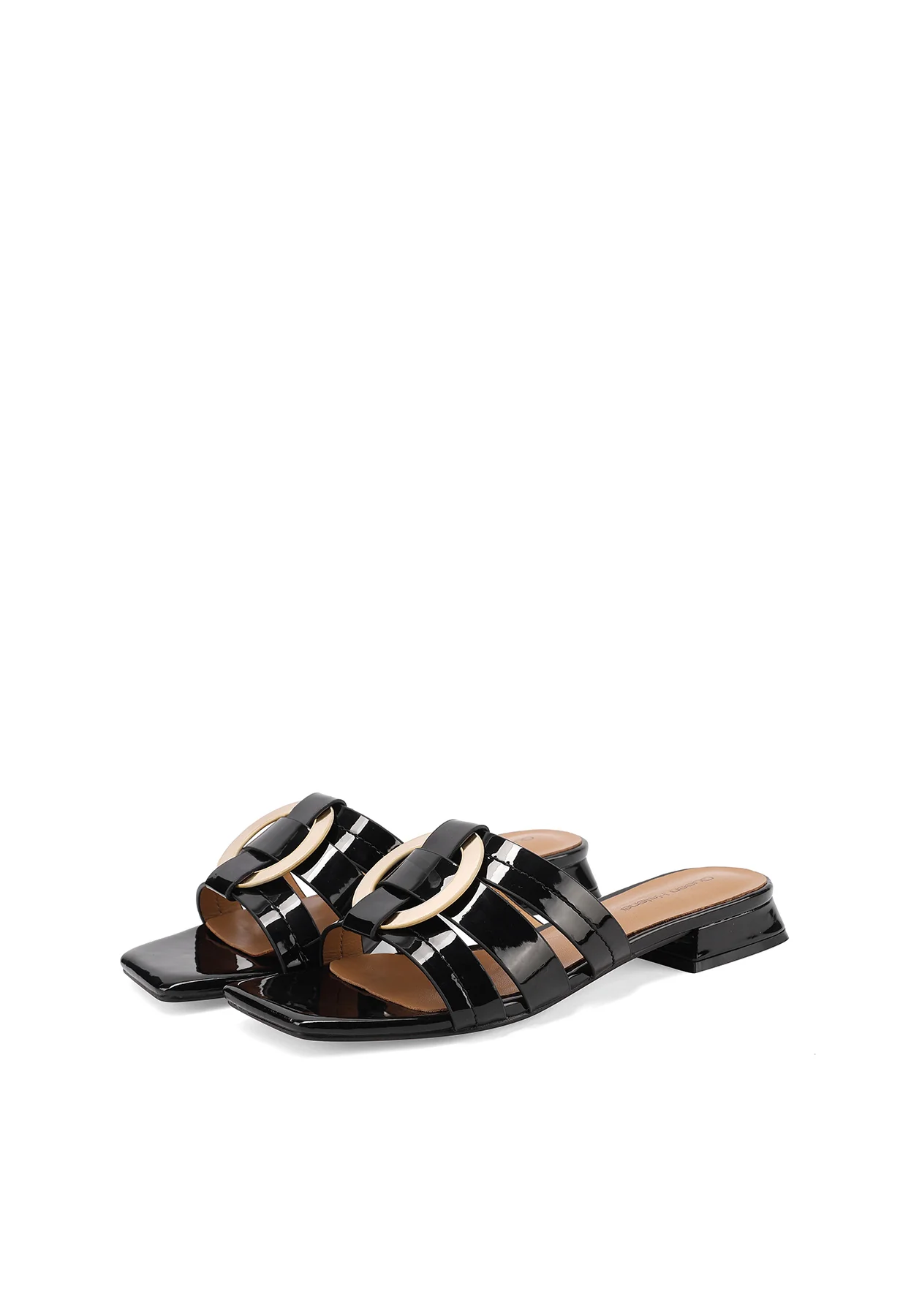 Sandali donna flat con fascette eleganti ZM11040 - Image 4