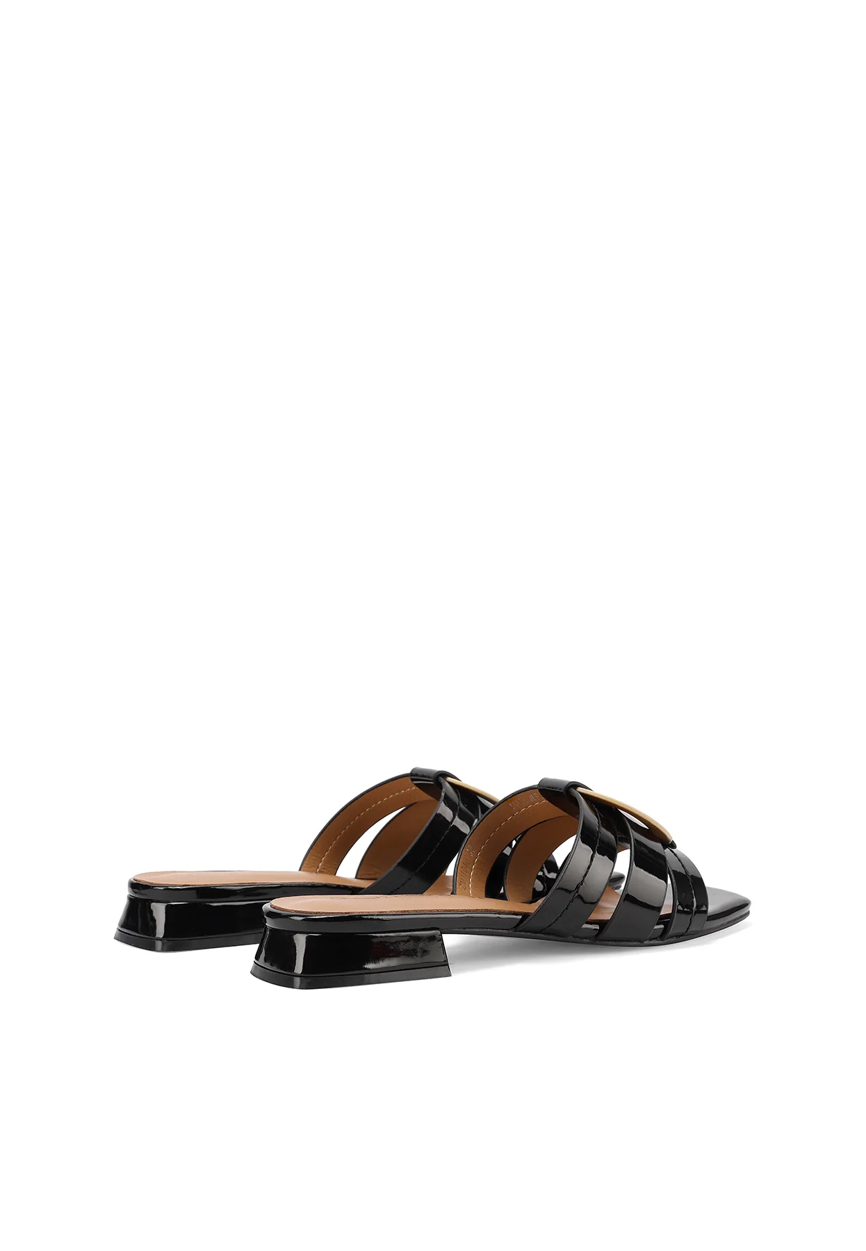 Sandali donna flat con fascette eleganti ZM11040 - Image 5