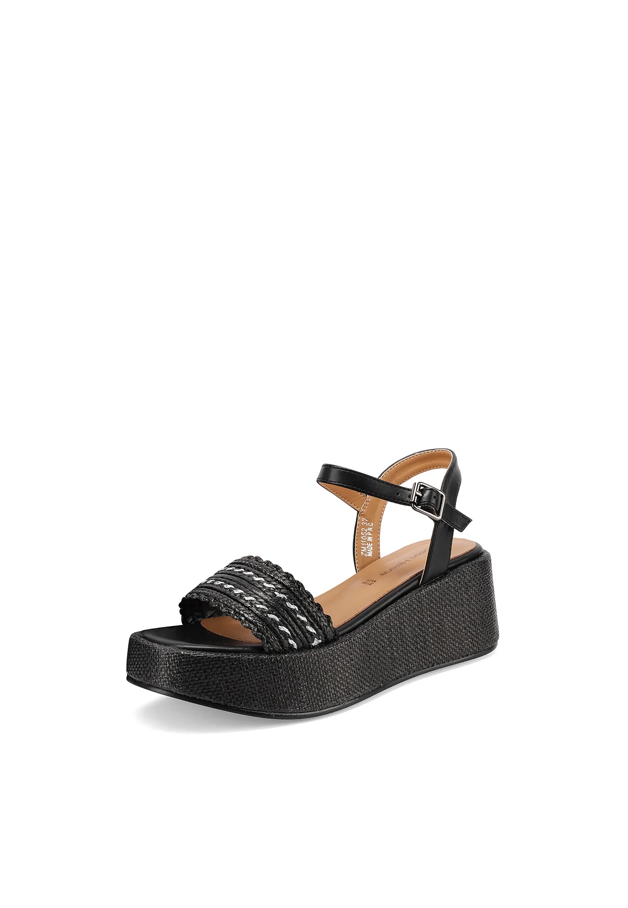 Sandali donna platform con fascia intrecciata ZM11052 - Image 11