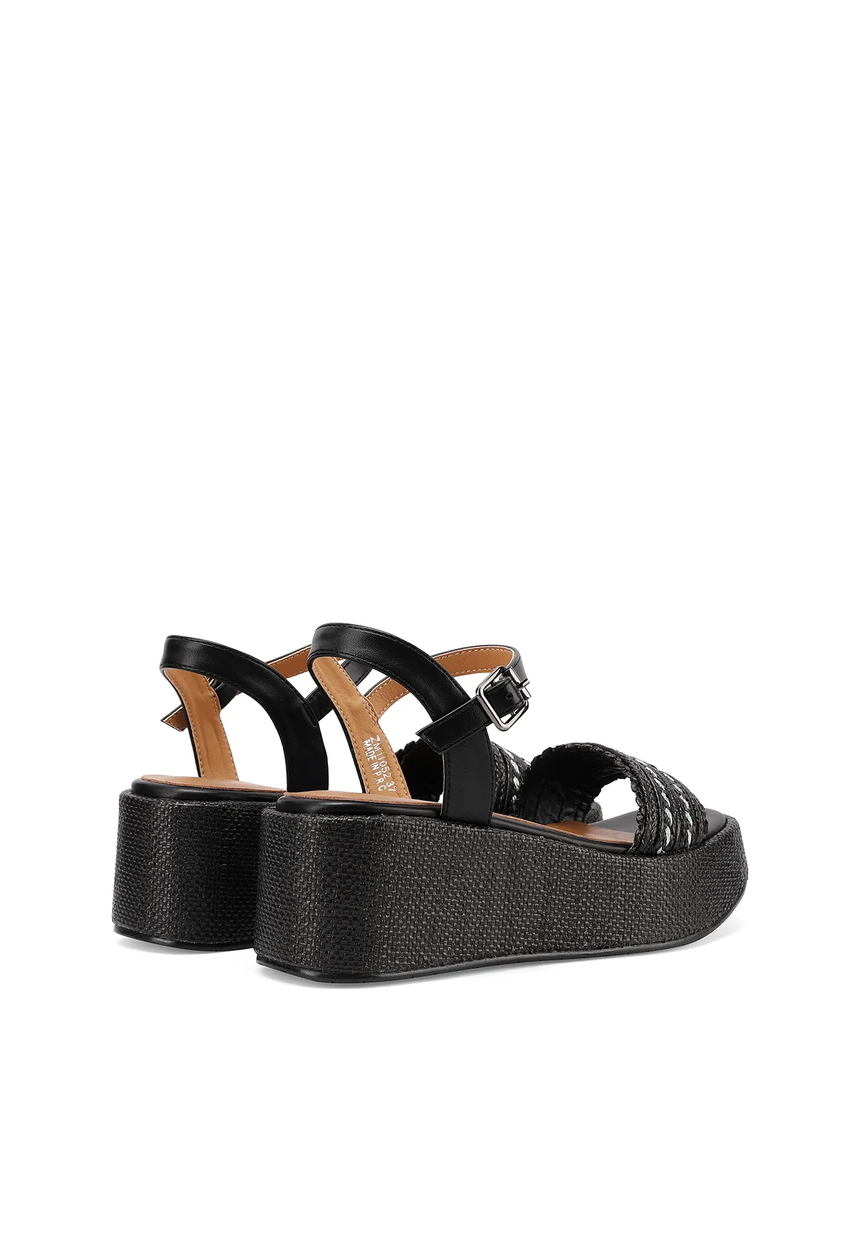 Sandali donna platform con fascia intrecciata ZM11052 - Image 13