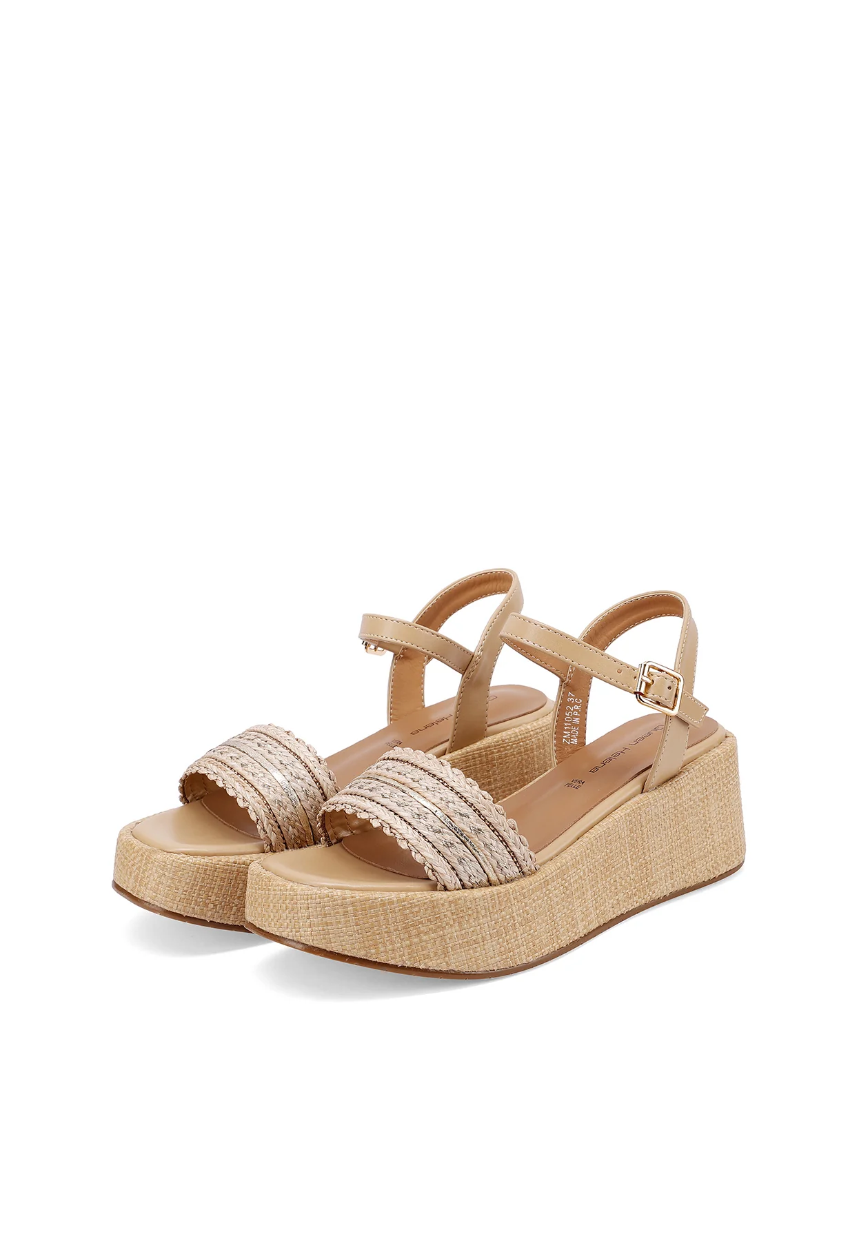Sandali donna platform con fascia intrecciata ZM11052 - Image 20