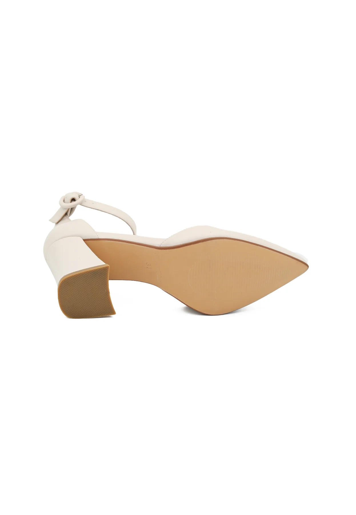 Décolleté con cinturino alla caviglia e tacco largo ZM9352 - Image 15