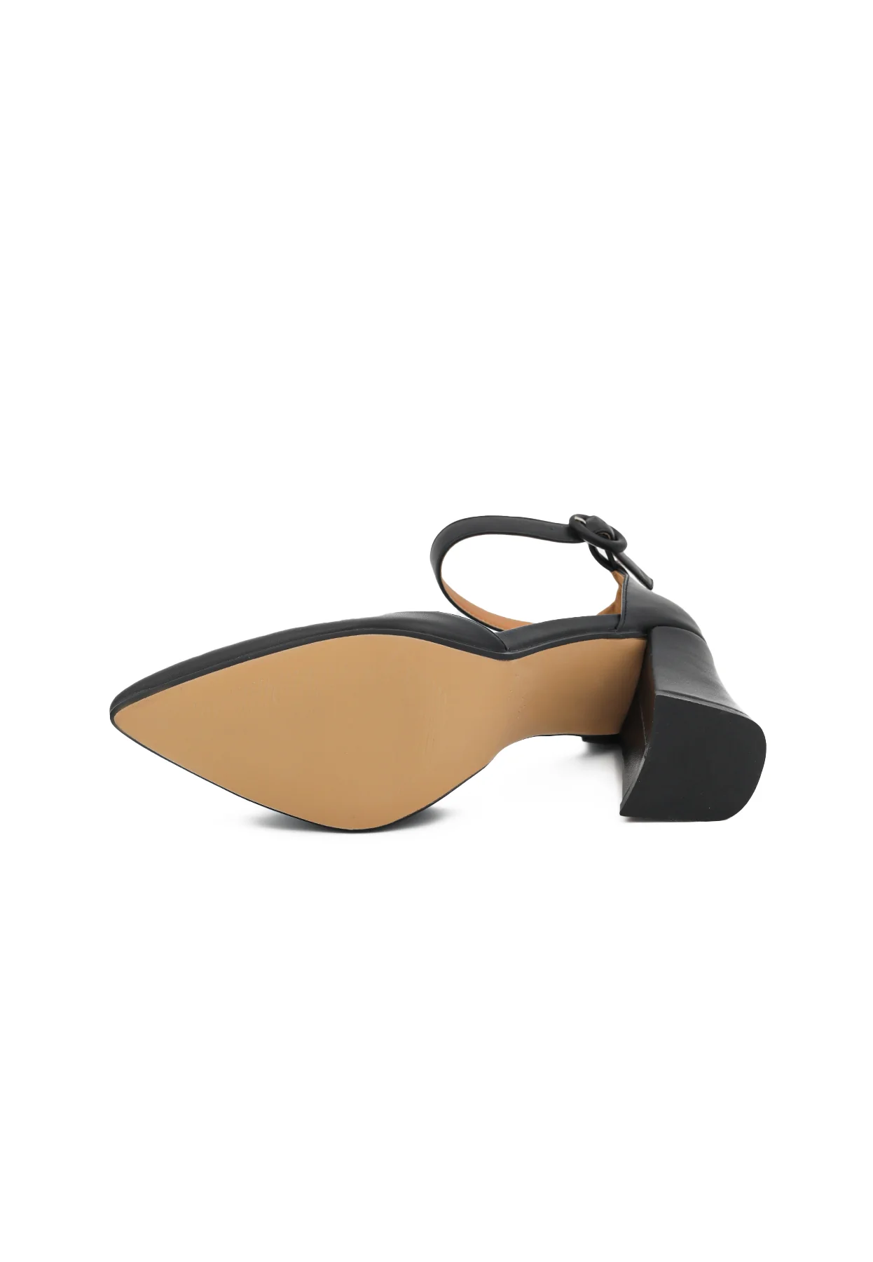 Décolleté con cinturino alla caviglia e tacco largo ZM9352 - Image 5