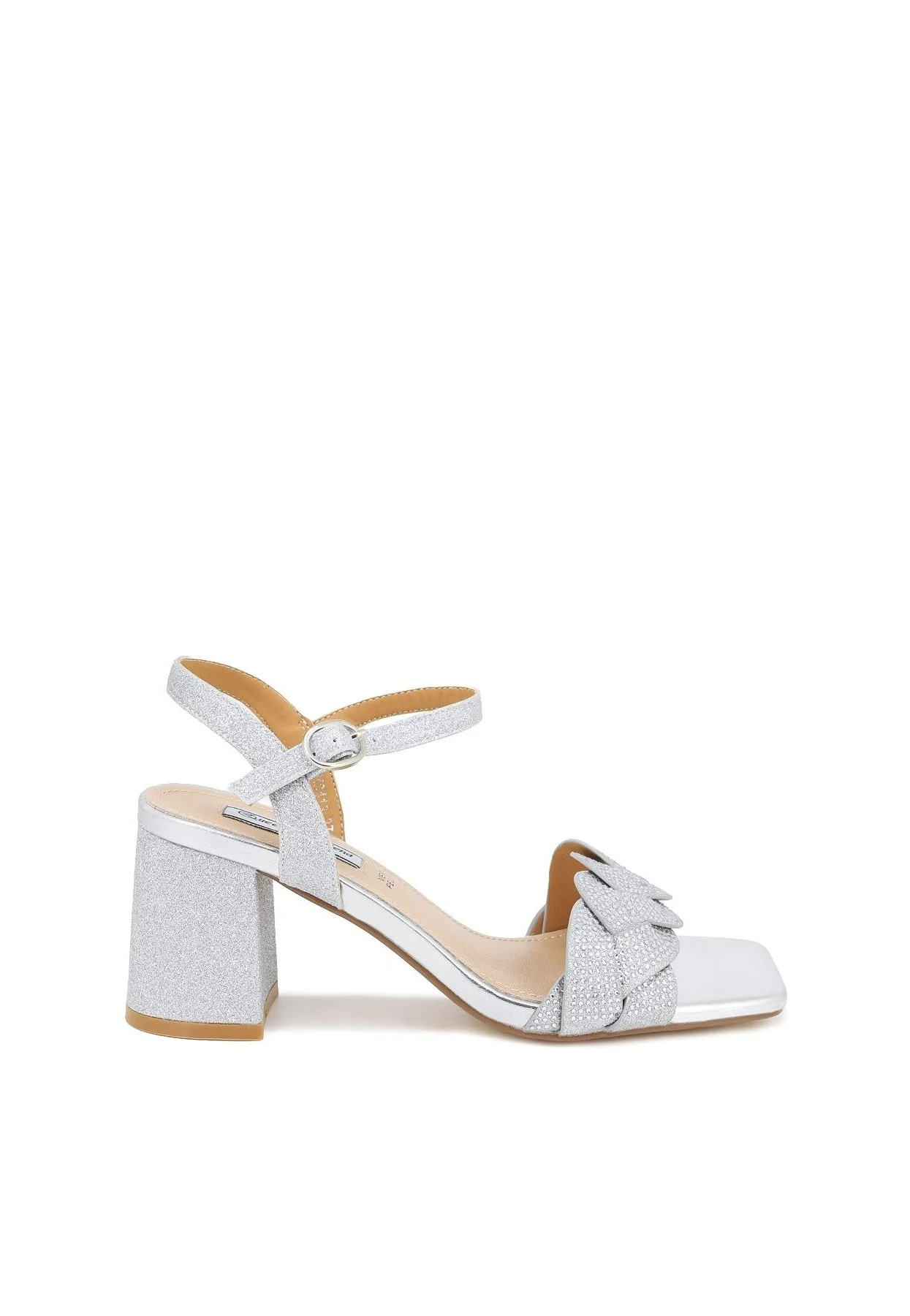 Sandali donna con intreccio strass e tacco largo ZM9413 - Image 22