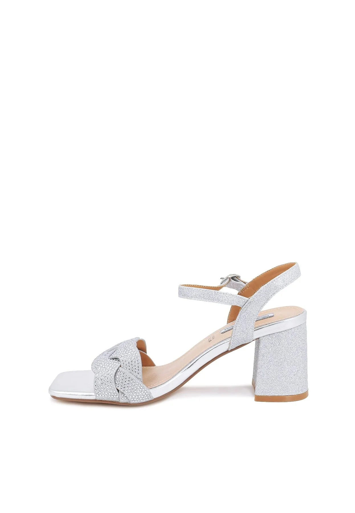 Sandali donna con intreccio strass e tacco largo ZM9413 - Image 23
