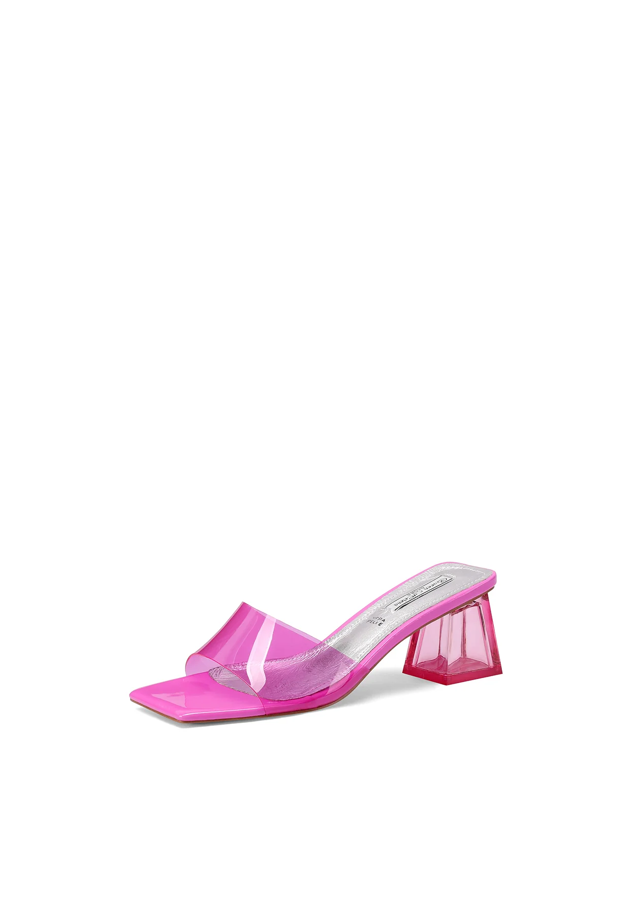 Sandali mule con tacco geometrico trasparente ZM9604 - Image 10